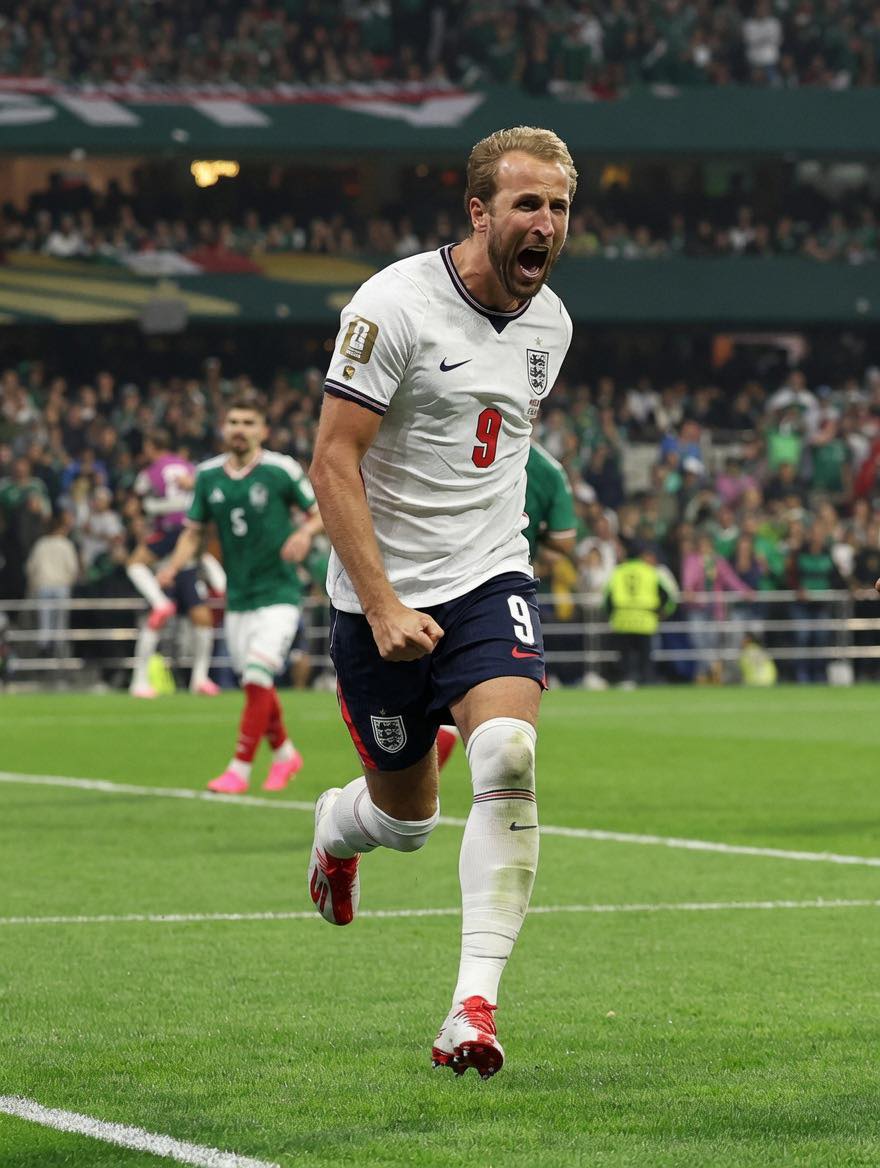 Harry Kane's wife Katie has shown her support for the Three Lions