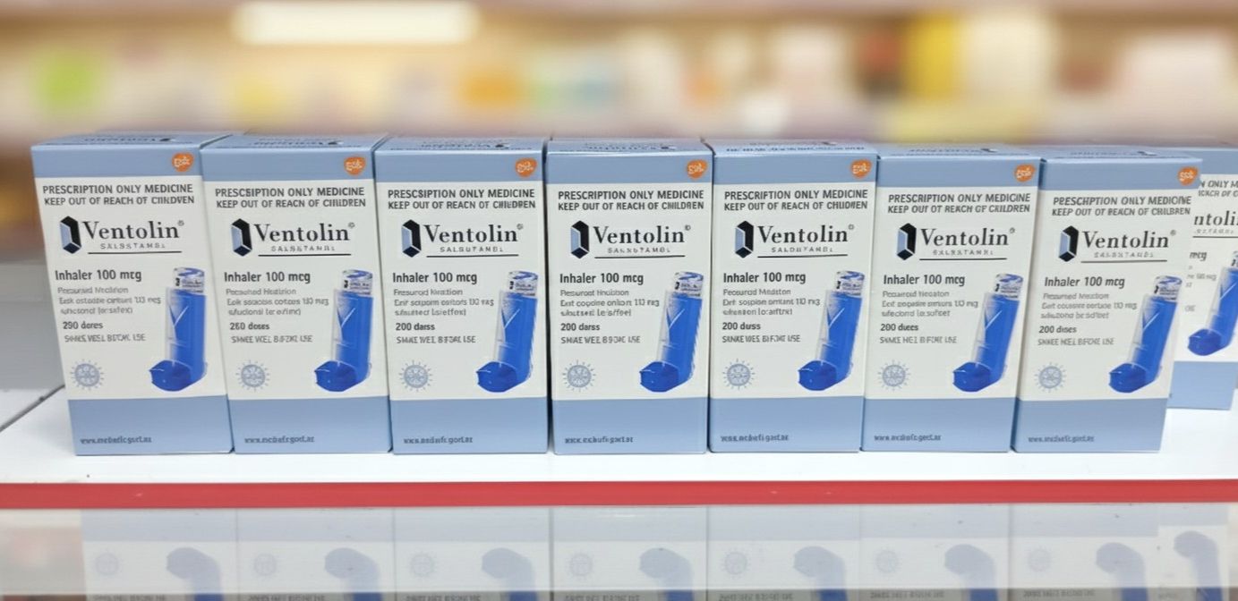 Tana - Ventolin Salbutamol Inhaler which contains the active ingredient ...