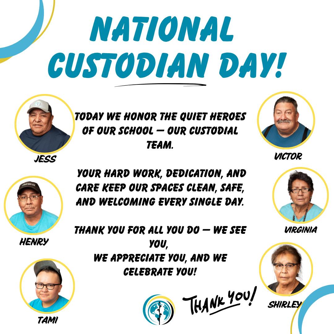 Happy National Custodian Day!... - Navajo Preparatory School | Facebook