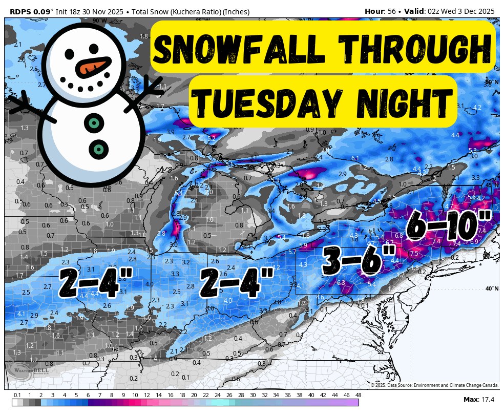 SNOW UPDATE: I think the... - Meteorologist Eric Snitil | Facebook