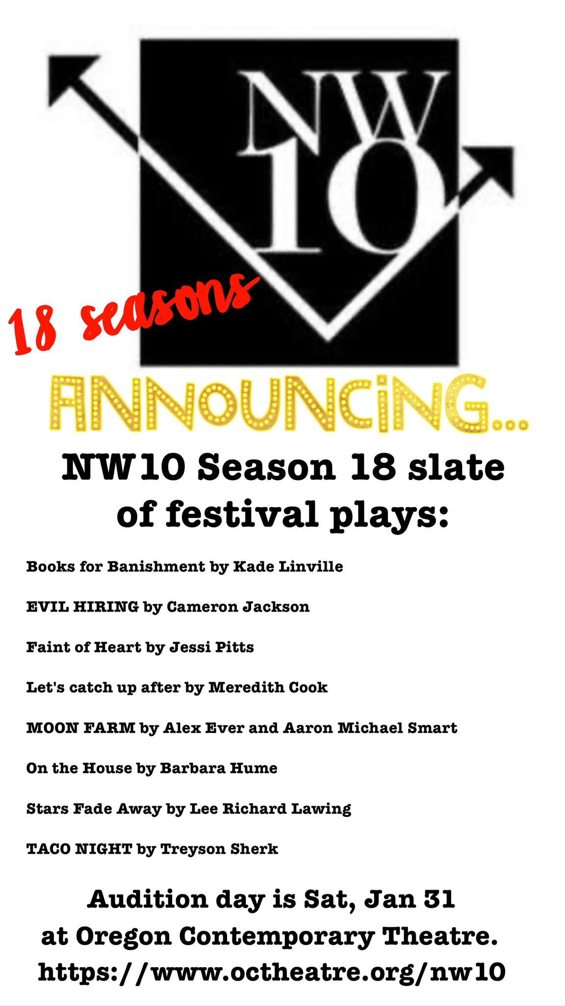 Northwest - We are excited to announce our 2026 festival slate of ...