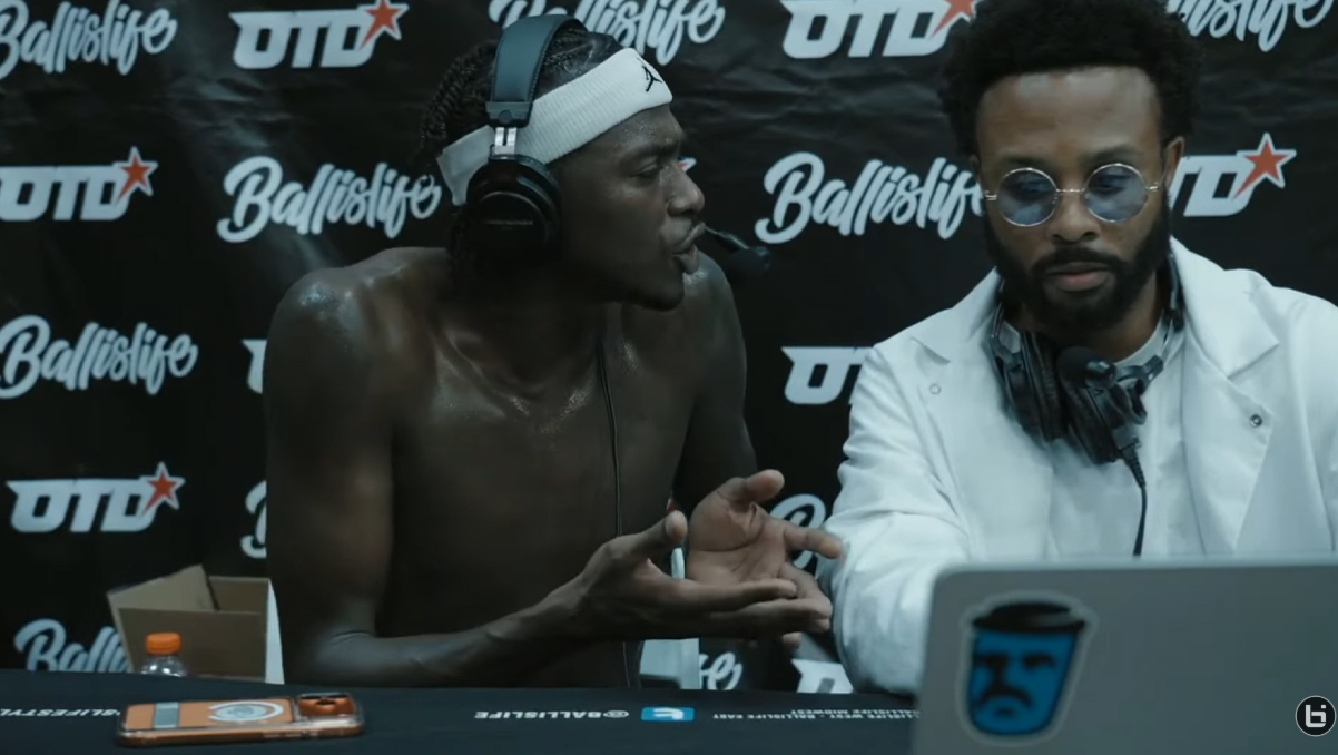 Ballislife - Frank Nitty after the loss: 