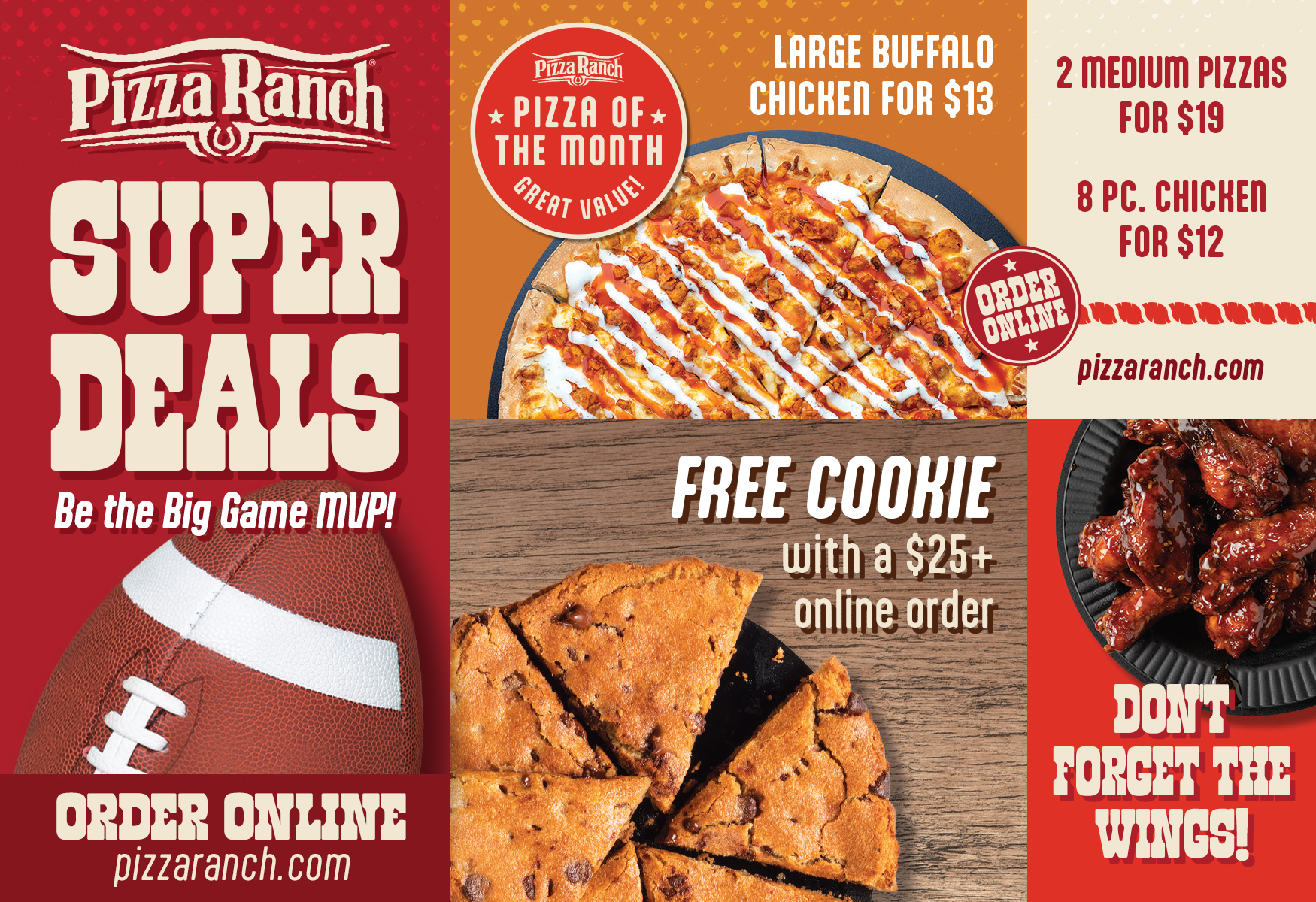 Pizza - Planning your menu for the Big Game? Maryville Pizza Ranch is ...