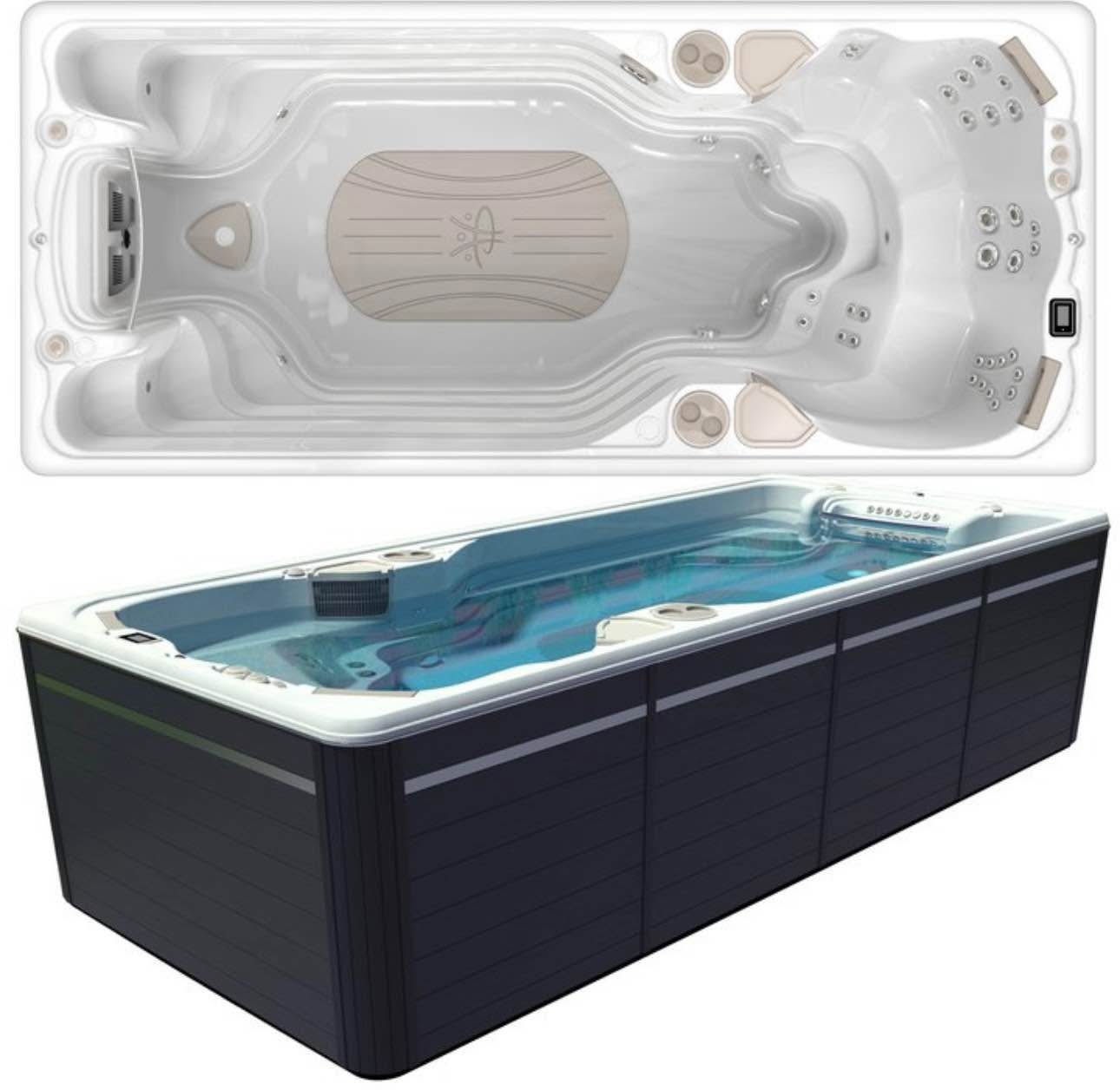 Hydropool 17AX AquaSport Swim Spa – 17ft – 2 years old – 1 year ...