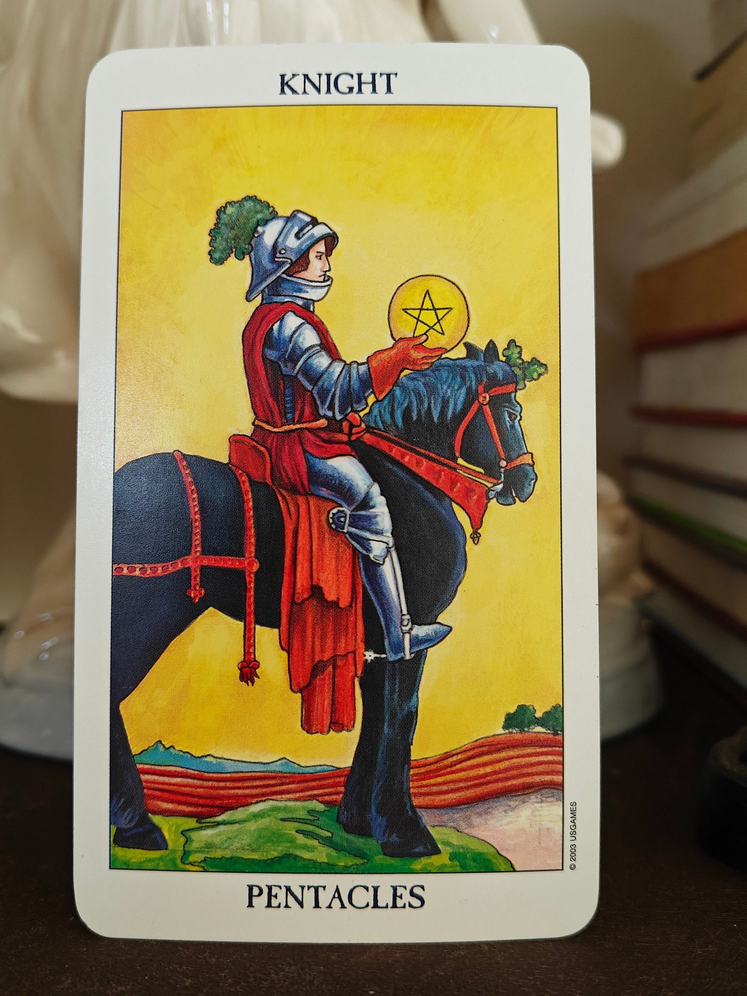 Knight of Pentacles tarot meaning for dedication and responsibility
