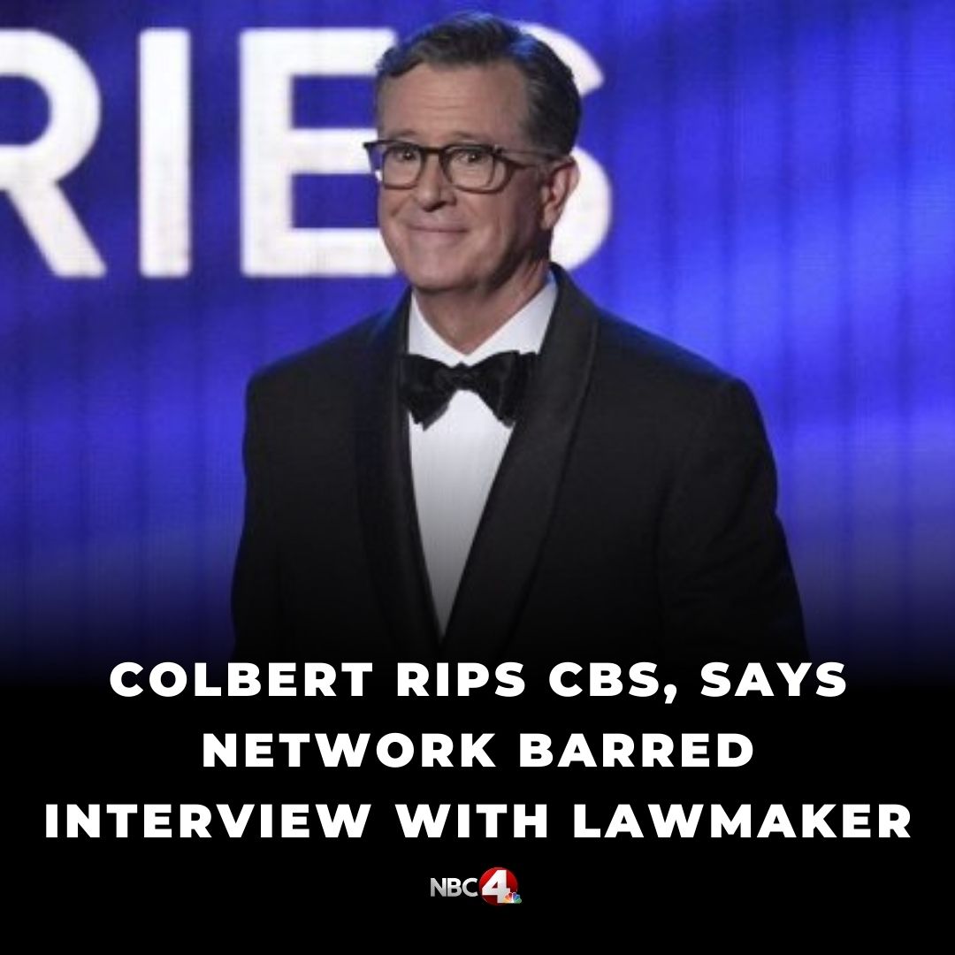 NBC4 - Comedian Stephen Colbert blasted his own network on... | Facebook