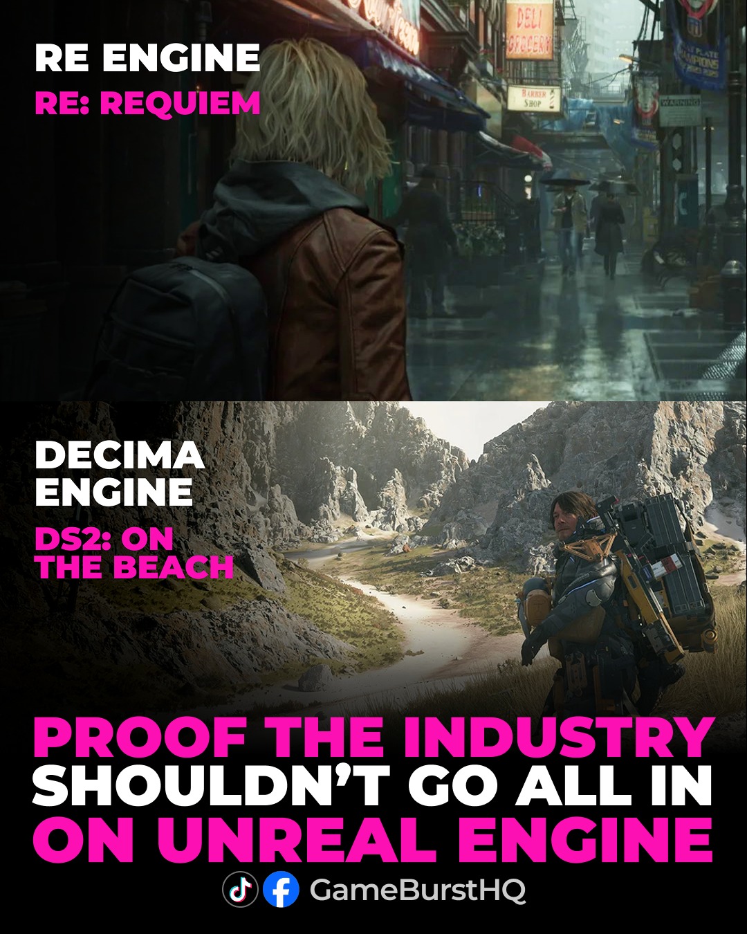 Game - The visual gap between Resident Evil Requiem (built on Capcom’s ...