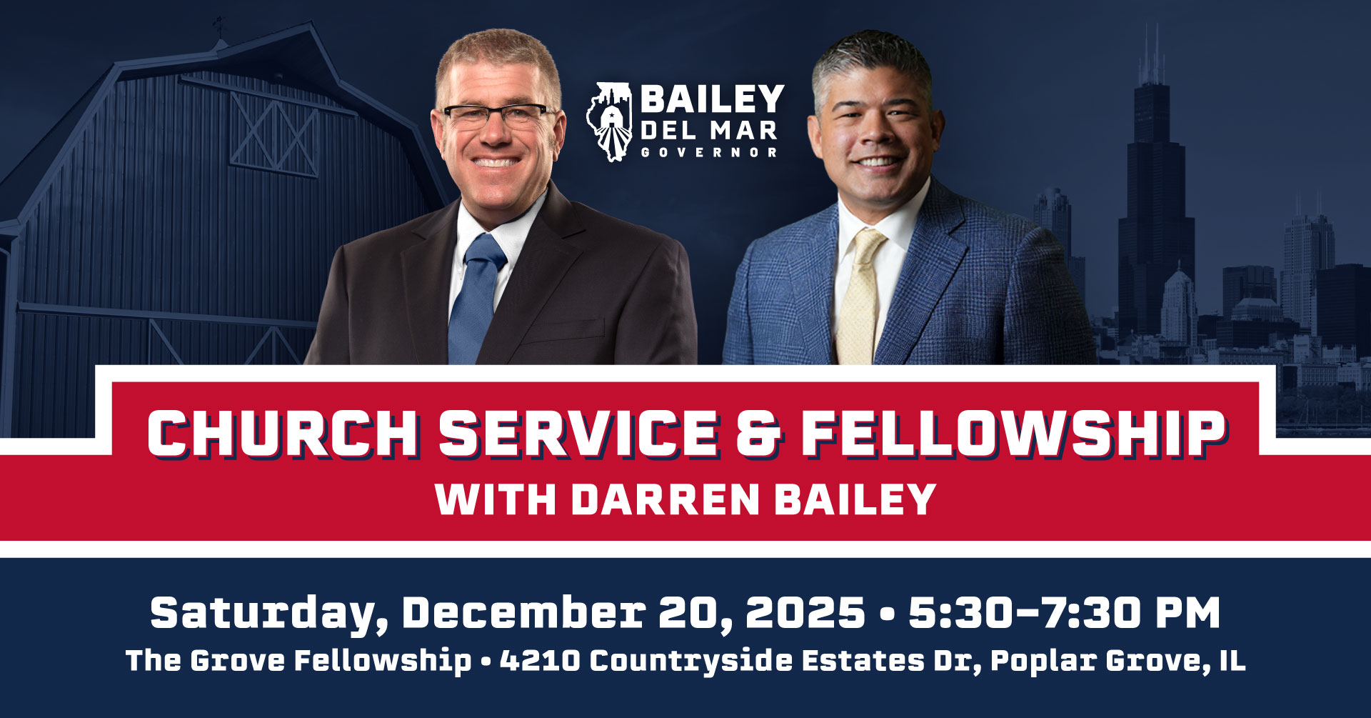Church Service and Fellowship with Darren Bailey