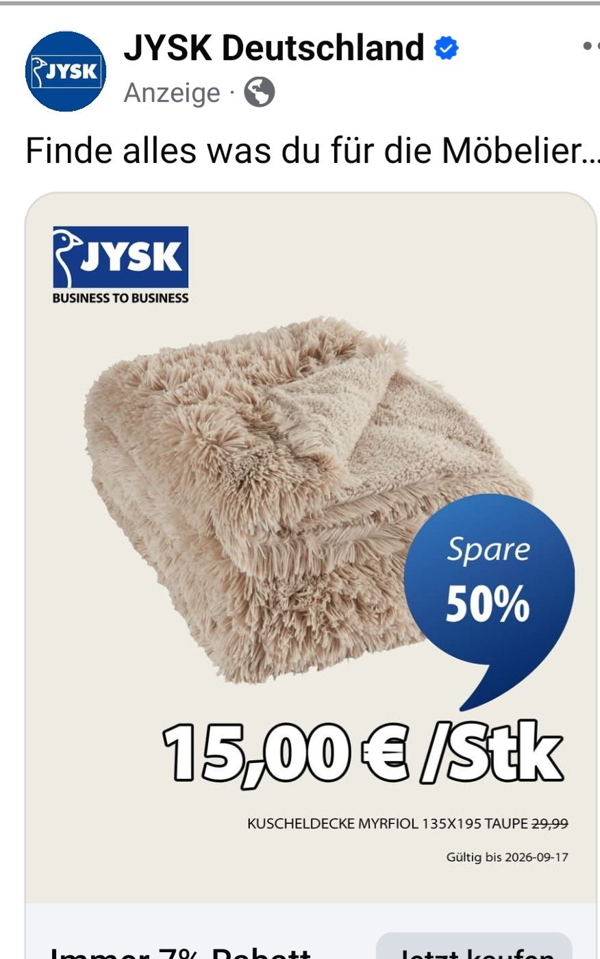 📣📣📣📣📣📣📣📣📣📣📣📣📣📣 🙏🙏🙏🙏🙏🙏🙏🙏🙏🙏🙏🙏🙏🙏 🐕🐕🐕🐕🐕🐕🐕🐕🐕🐕🐕🐕🐕🐕 Bei JYSK gibt es im Moment große Fellimitat Decken. Die wären für unsere Hunde in Rumänien super für die Hütten im Winter aus zu statten. Wer mag, gerne an