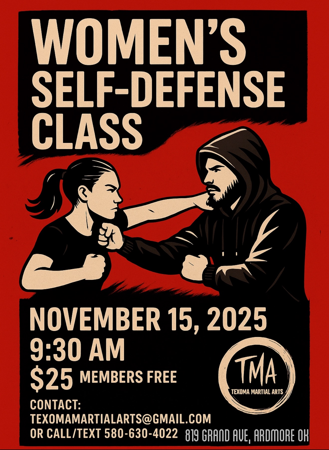 Women’s self defense class