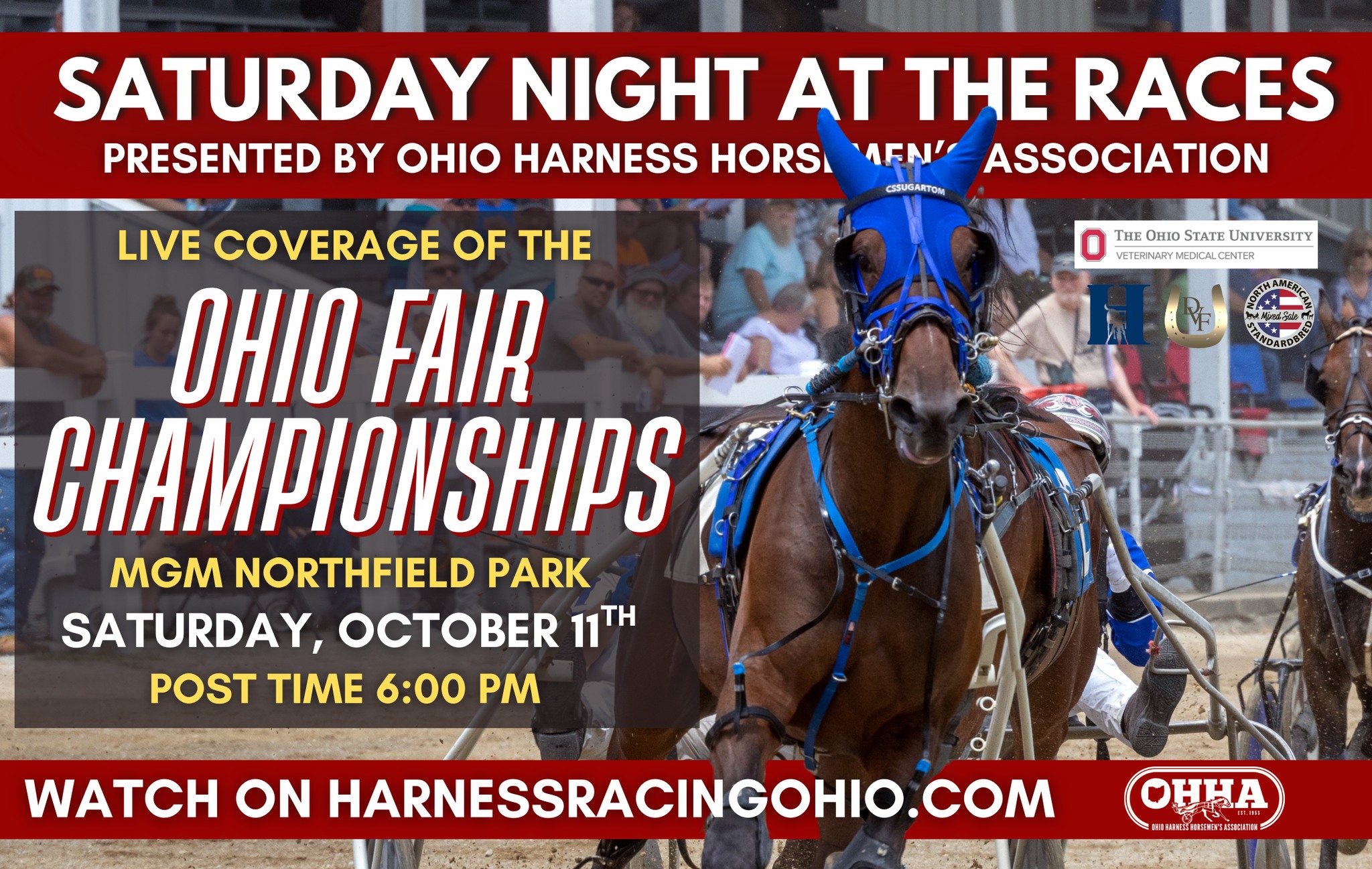 Ohio Harness Horsemen's Association - Tuesday night at MGM Northfield ...