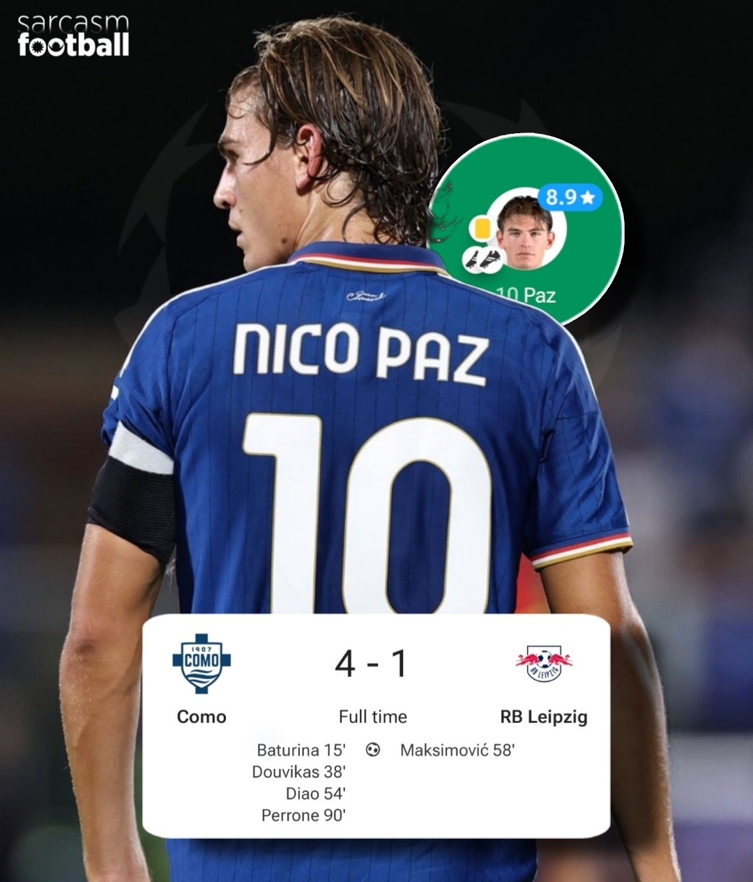 The future of Argentina looks bright with Nico Paz. What a player