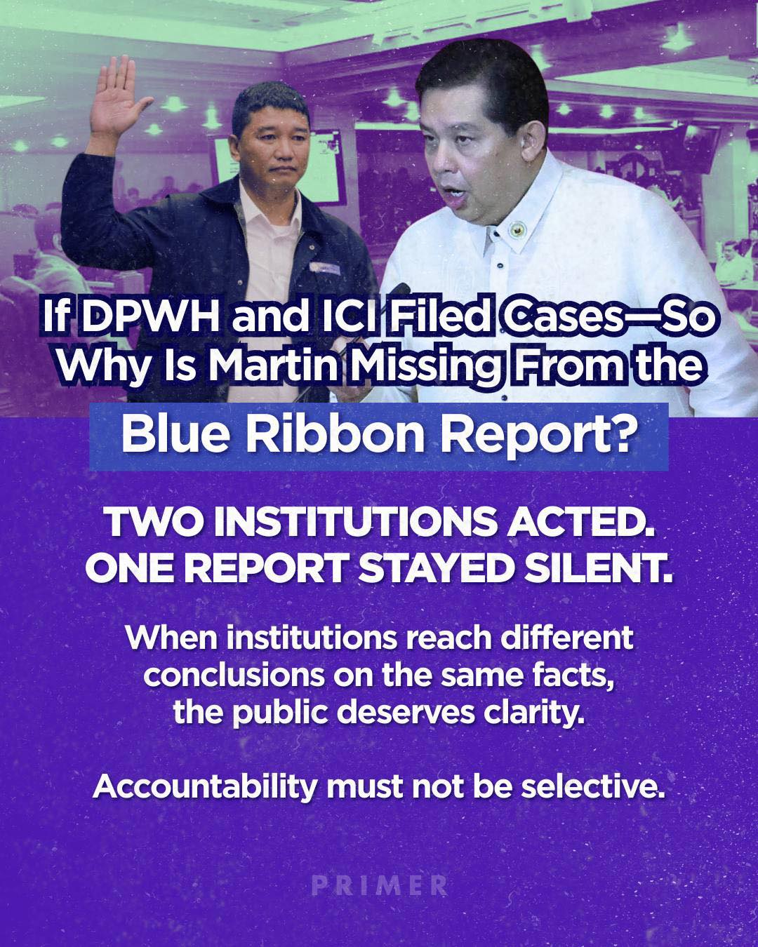 PRIMER - DPWH and ICI Filed Cases—So Why Is Martin Missing... | Facebook