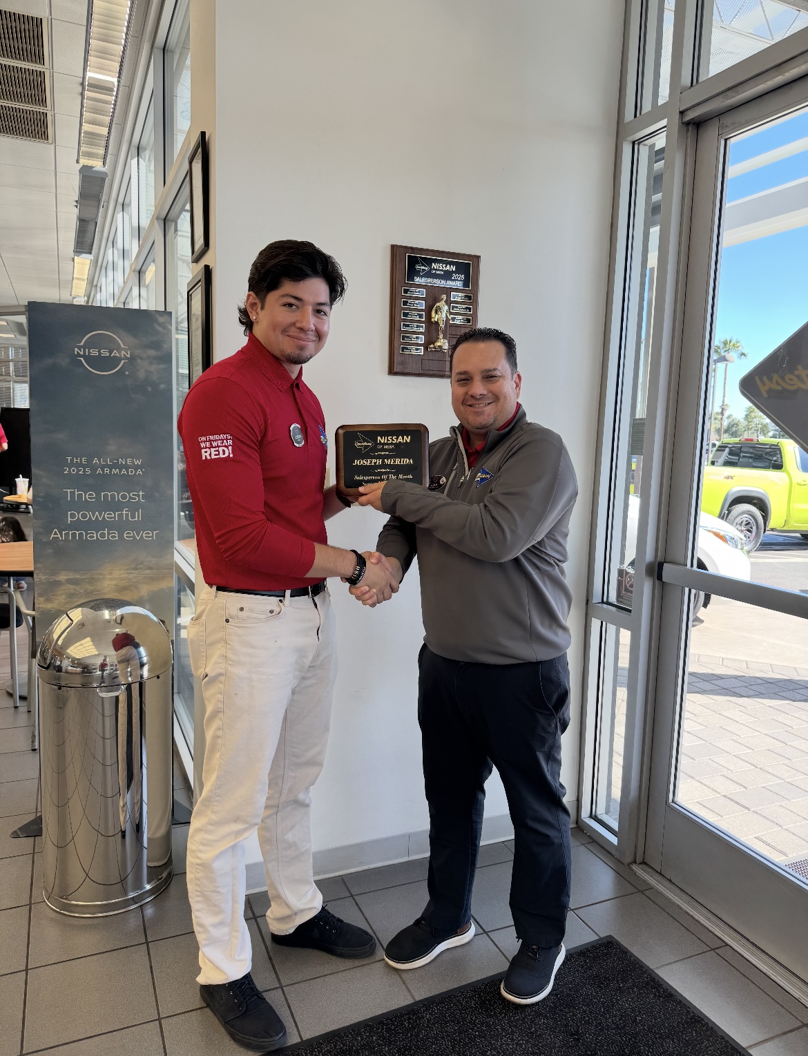 Congratulations, Joseph Merida!... - Courtesy Nissan of Mesa | Facebook