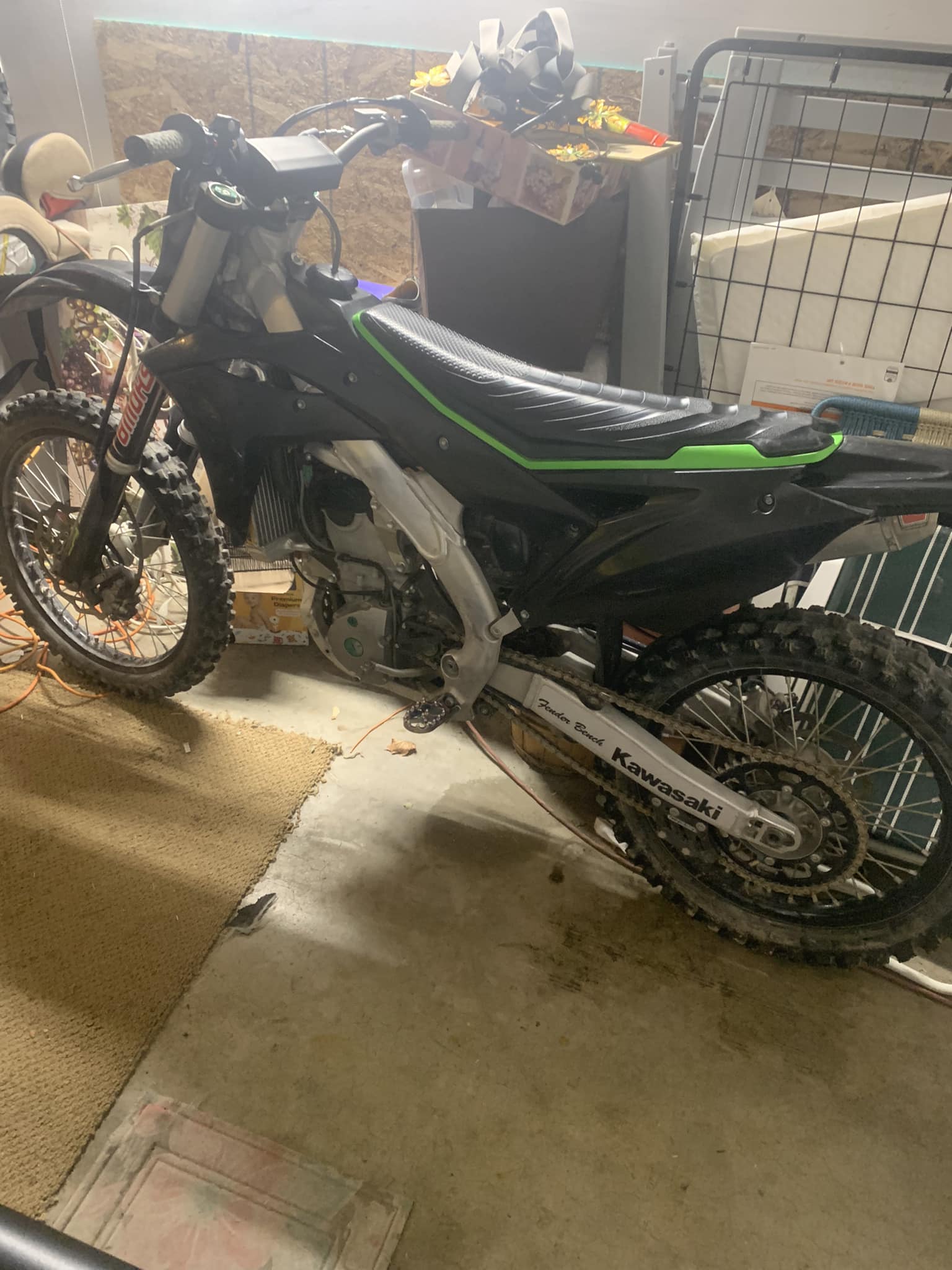 2018 Kx250F bike performance and seat assembly
