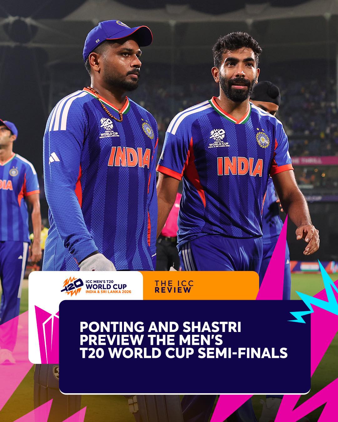 ICC - Four teams, one title 🏆 Ravi Shastri and Ricky Ponting set the ...