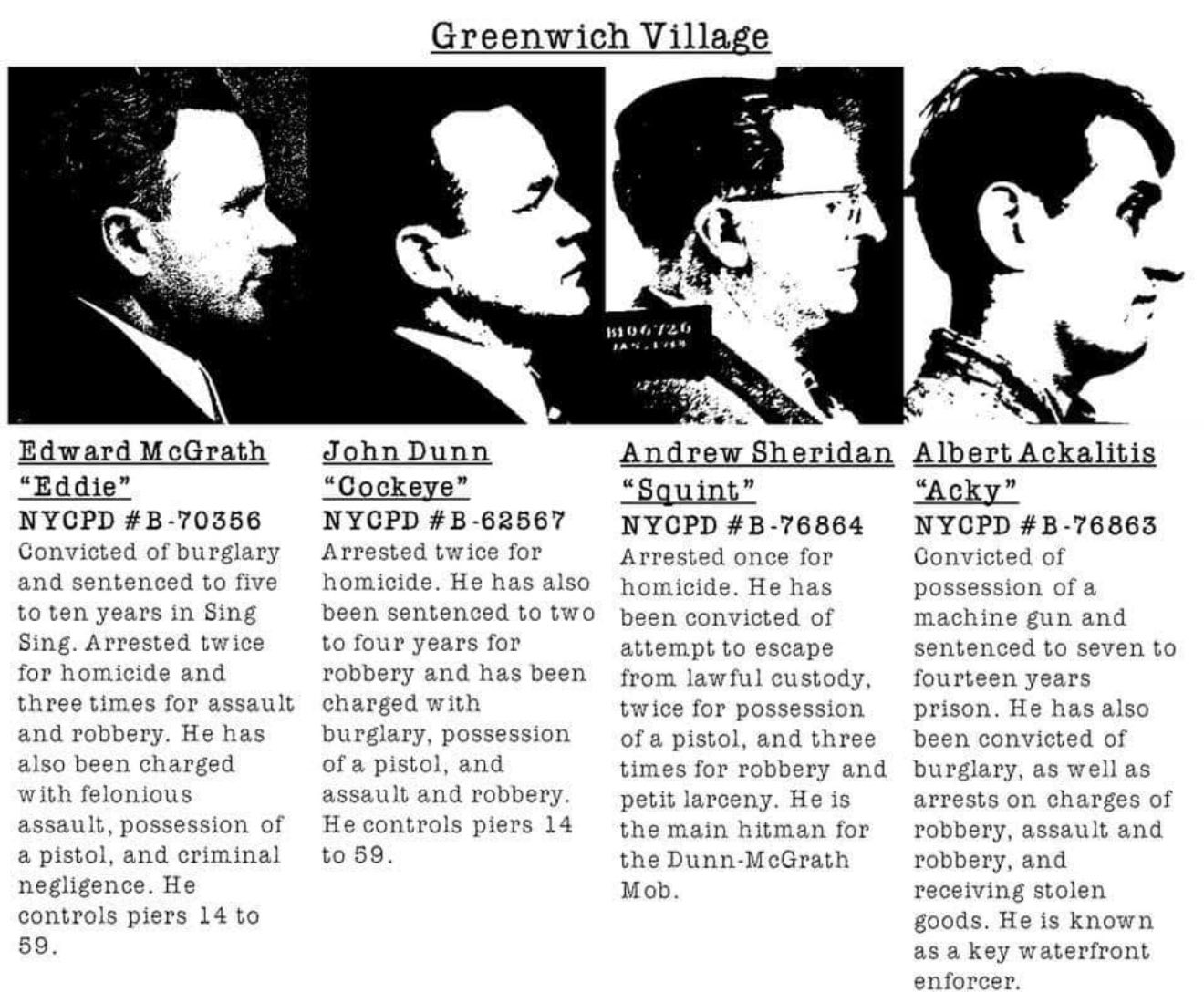 Born on August 24, 1910, was New York Irish mobster, who was involved ...