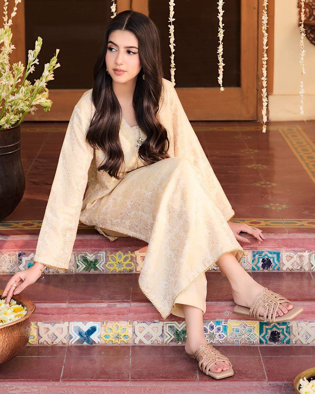 golden slipper dress code A subtle shine, a standout vibe. These slippers bring crafted elegance with a fresh, on-trend edge. Product: Women (Golden) Code: BW11155 Available Nationwide in-stores & online https://www.borjan.com.pk/collections/slipperwomen/products Best dressed