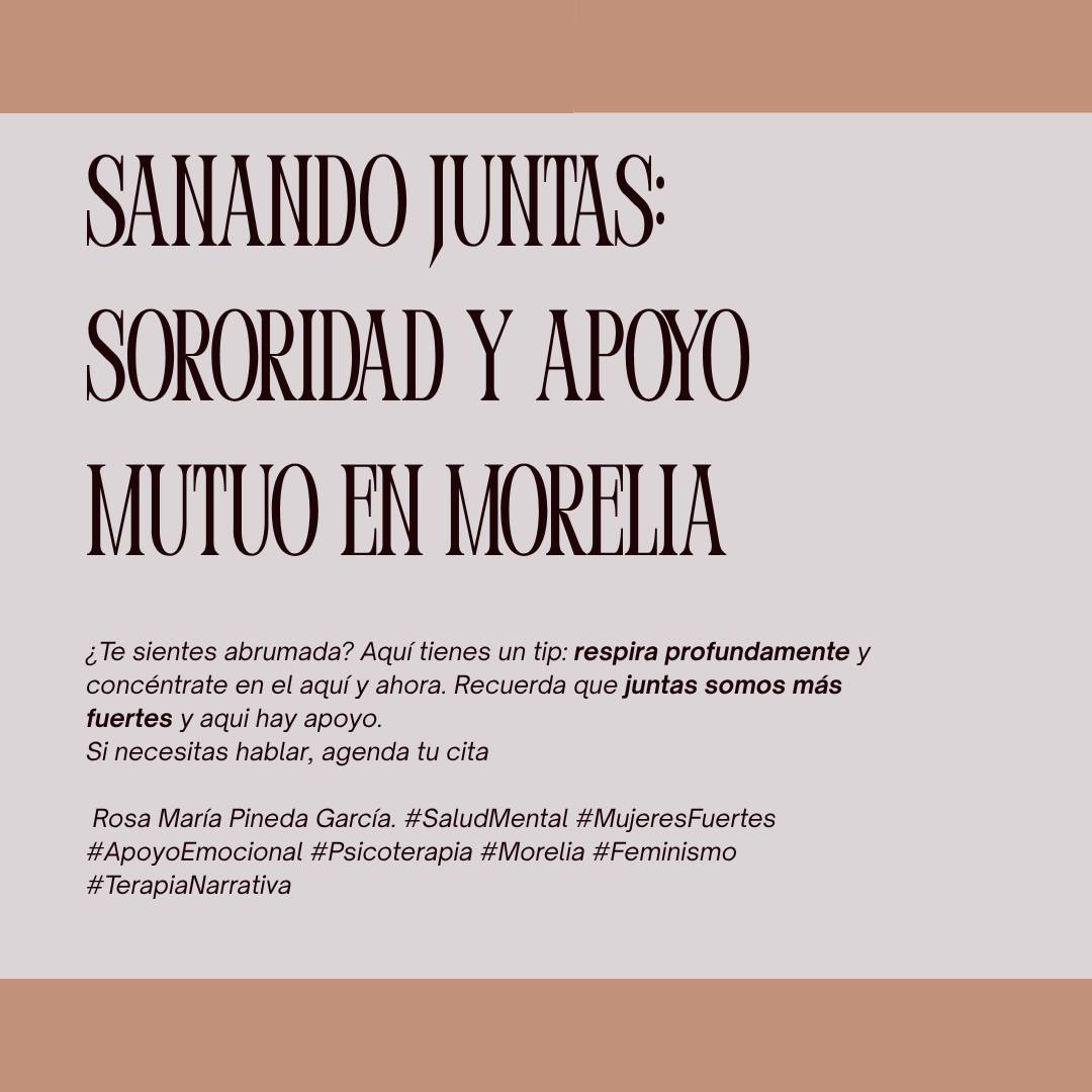 Psicoterapeuta Rosa María Pineda | Morelia