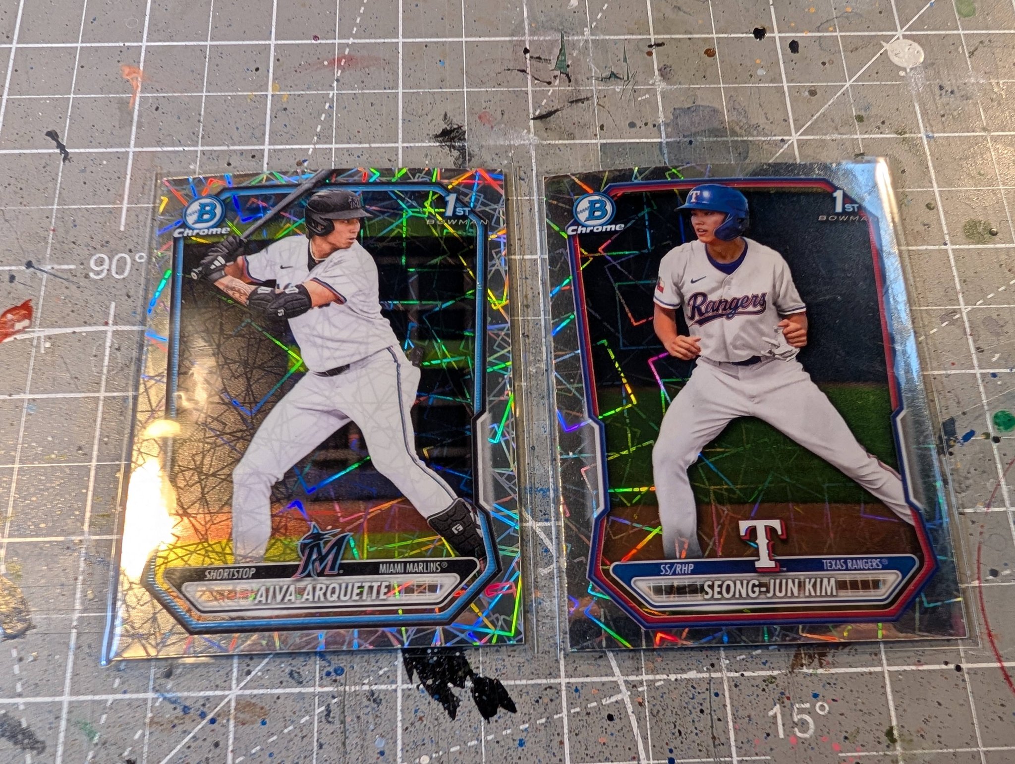 Laser downtown vs normal holo sports cards