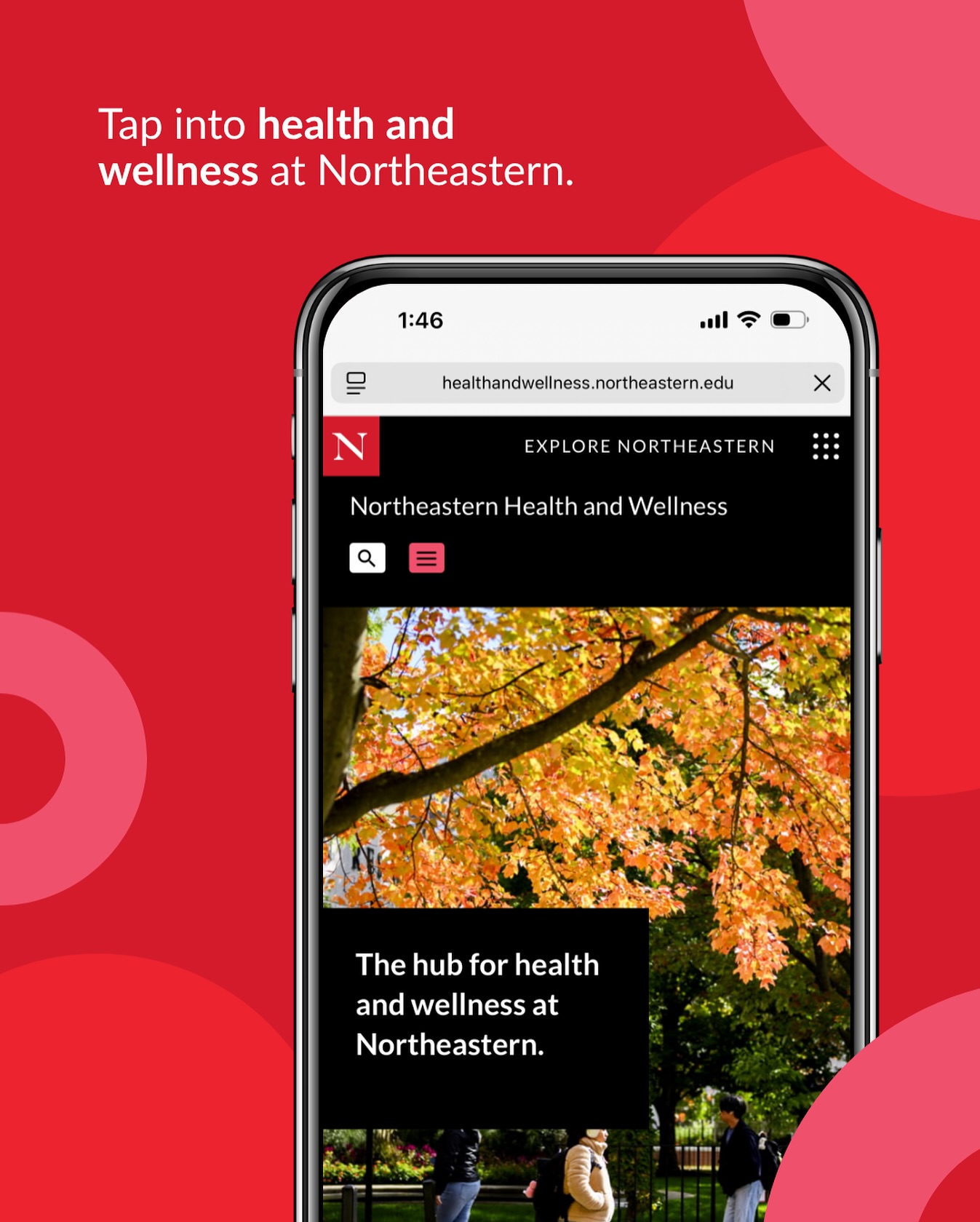 A brand new way to find health and... - Northeastern UHCS | Facebook