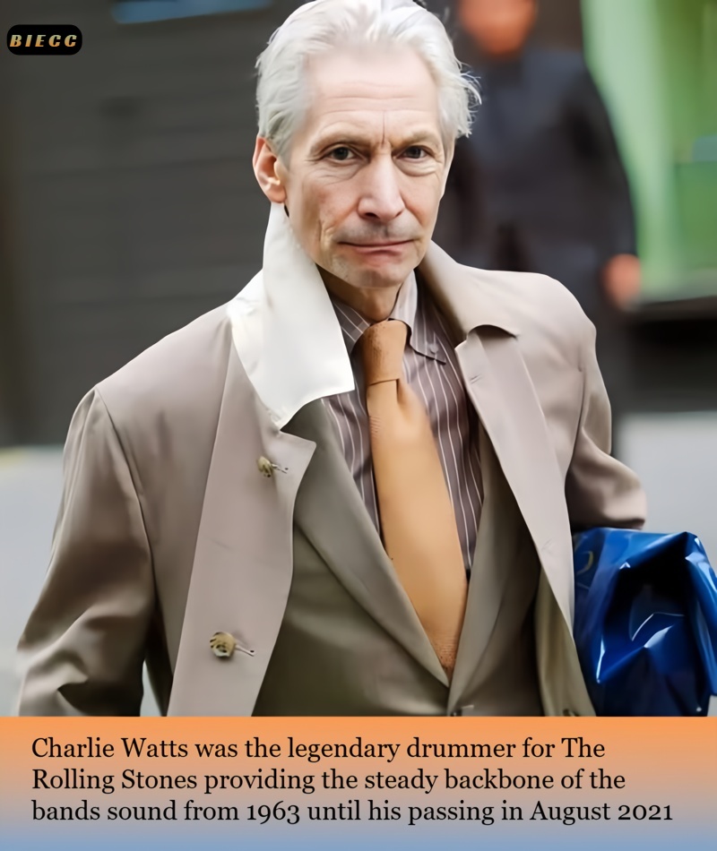 British - Charlie Watts was the legendary English drummer of The ...