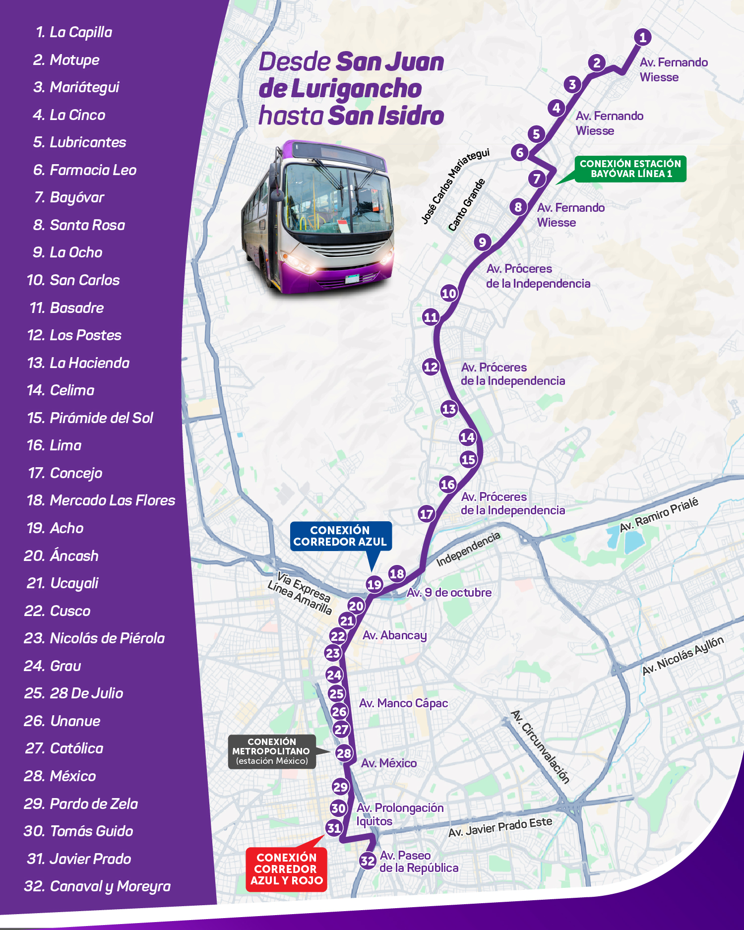 SJL - 🔴 #𝗔𝗧𝗘𝗡𝗖𝗜𝗢́𝗡𝗦𝗝𝗟 Este es el recorrido del nuevo servicio ...