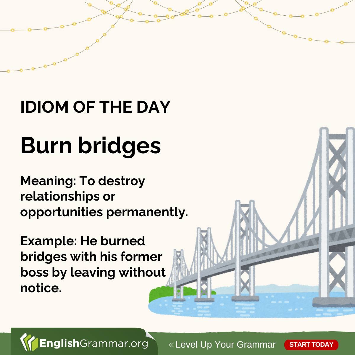 English - Burn Bridges | Facebook