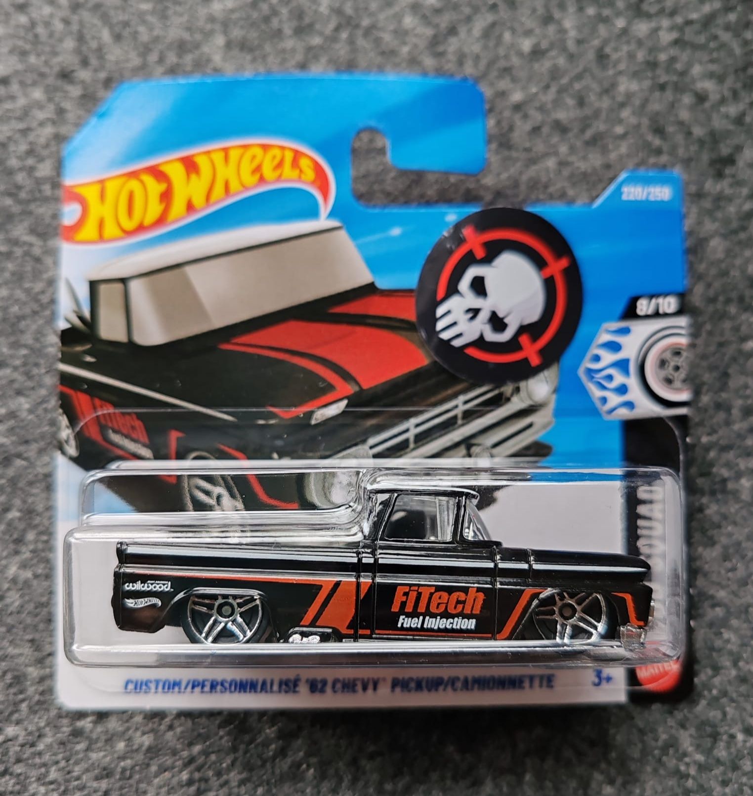 ホットウィール CUSTOM 62 CHEVY PICKUP 青 レア Hot Wheels First