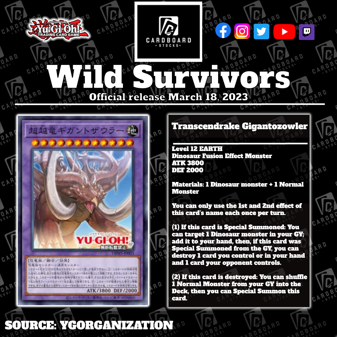 dinosaur support cards yugioh Complete Custom Deck for Yu-Gi-Oh! GX GMX Dinosaur Deck Profile -