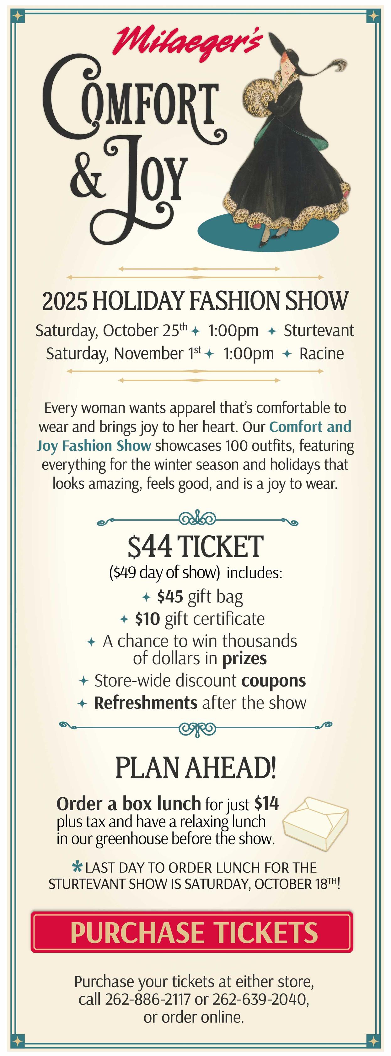 affordable holiday dresses retailers 2025 𝐖𝐡𝐚𝐭'𝐬 𝐢𝐧 𝐒𝐭𝐨𝐫𝐞 𝐚𝐭 𝐌𝐢𝐥𝐚𝐞𝐠𝐞𝐫'𝐬! The “𝐂𝐨𝐦𝐟𝐨𝐫𝐭 & 𝐉𝐨𝐲 𝟐𝟎𝟐𝟓 𝐇𝐨𝐥𝐢𝐝𝐚𝐲 𝐅𝐚𝐬𝐡𝐢𝐨𝐧 𝐒𝐡𝐨𝐰” kicks off “𝐖𝐡𝐚𝐭'𝐬 𝐢𝐧 𝐒𝐭𝐨𝐫𝐞!” now at Milaeger's. Tickets are currently on sale for both events which are earrings how to accessorize a sequin dress