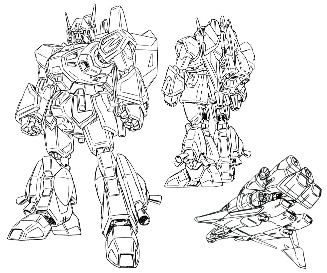 concept art for the MSZ-06 Zeta gundam