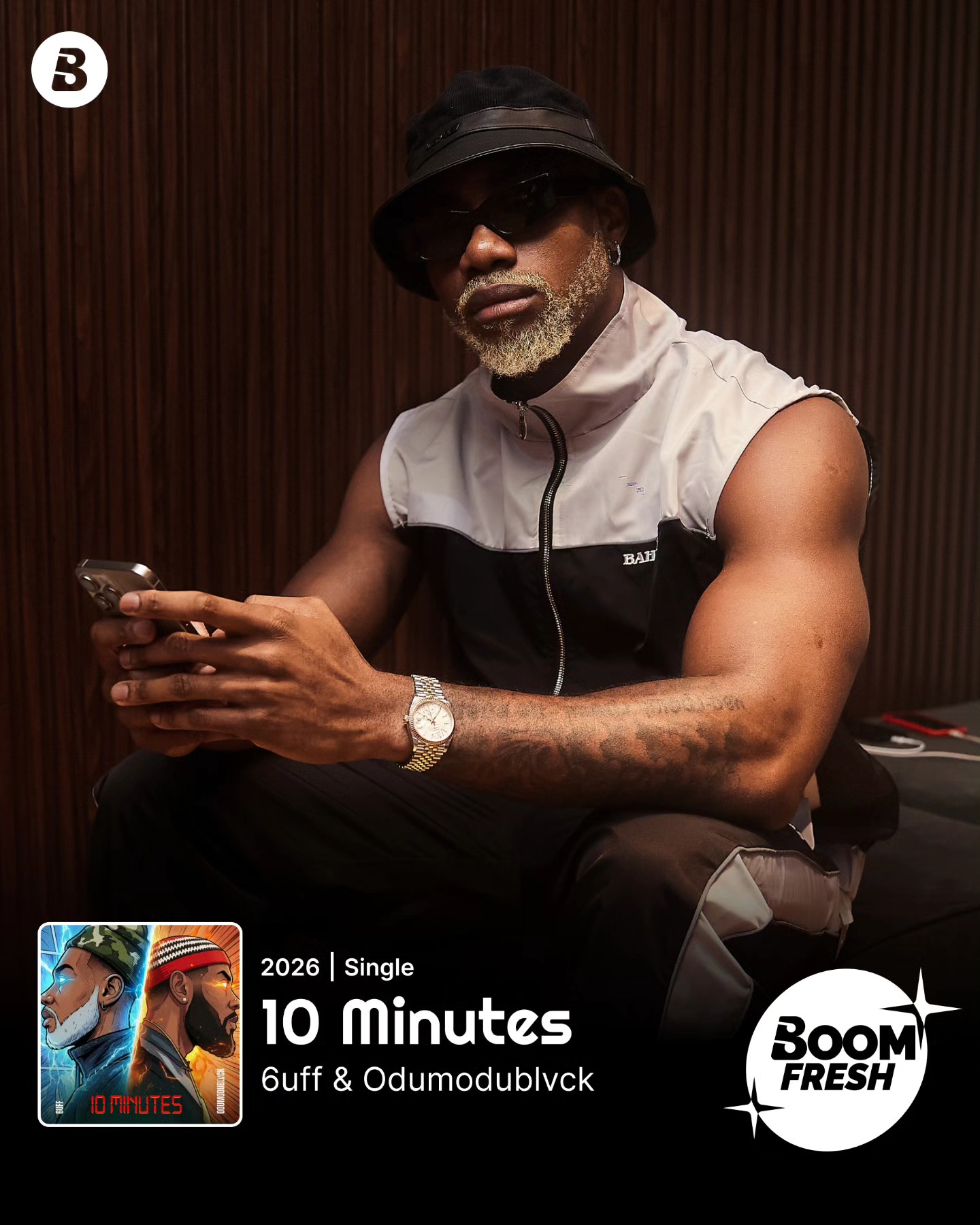 6uffzaddy links up with ODUMODUBLVCK on 10 Minutes, and the 
