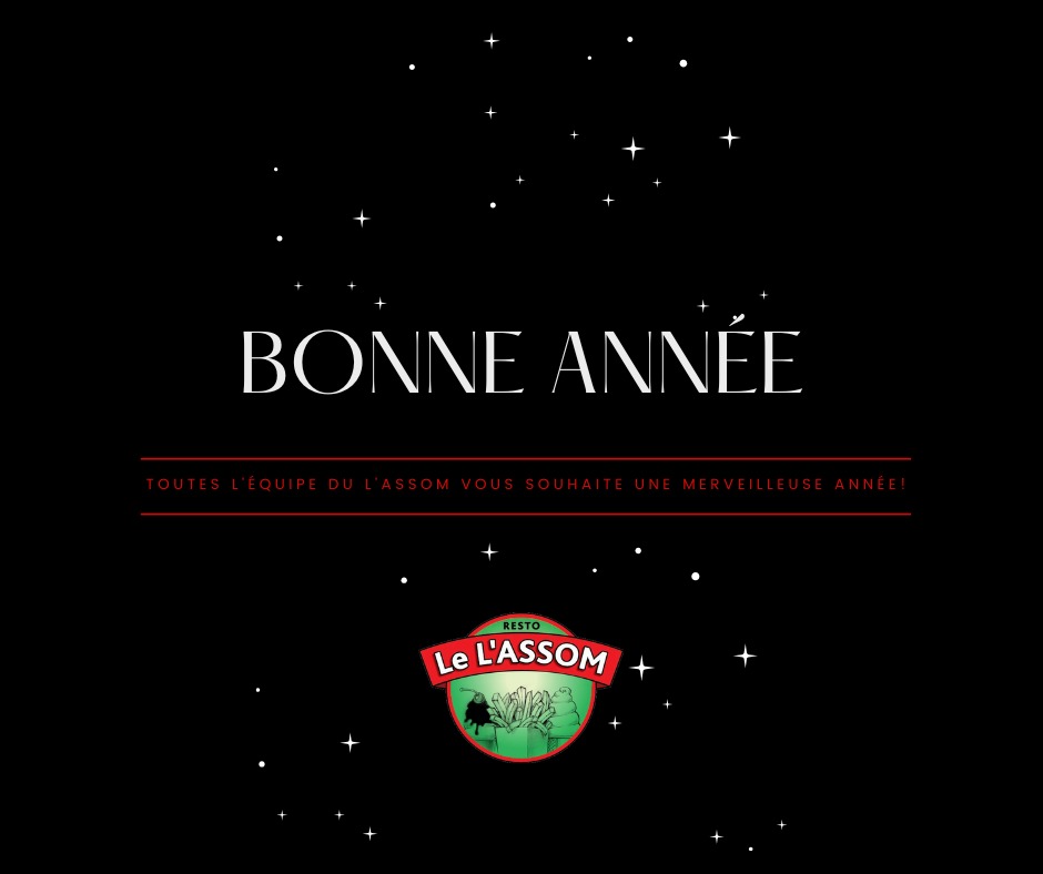 Resto - Bonne année à notre fidèle clientèle et leurs proches ! Alors ...