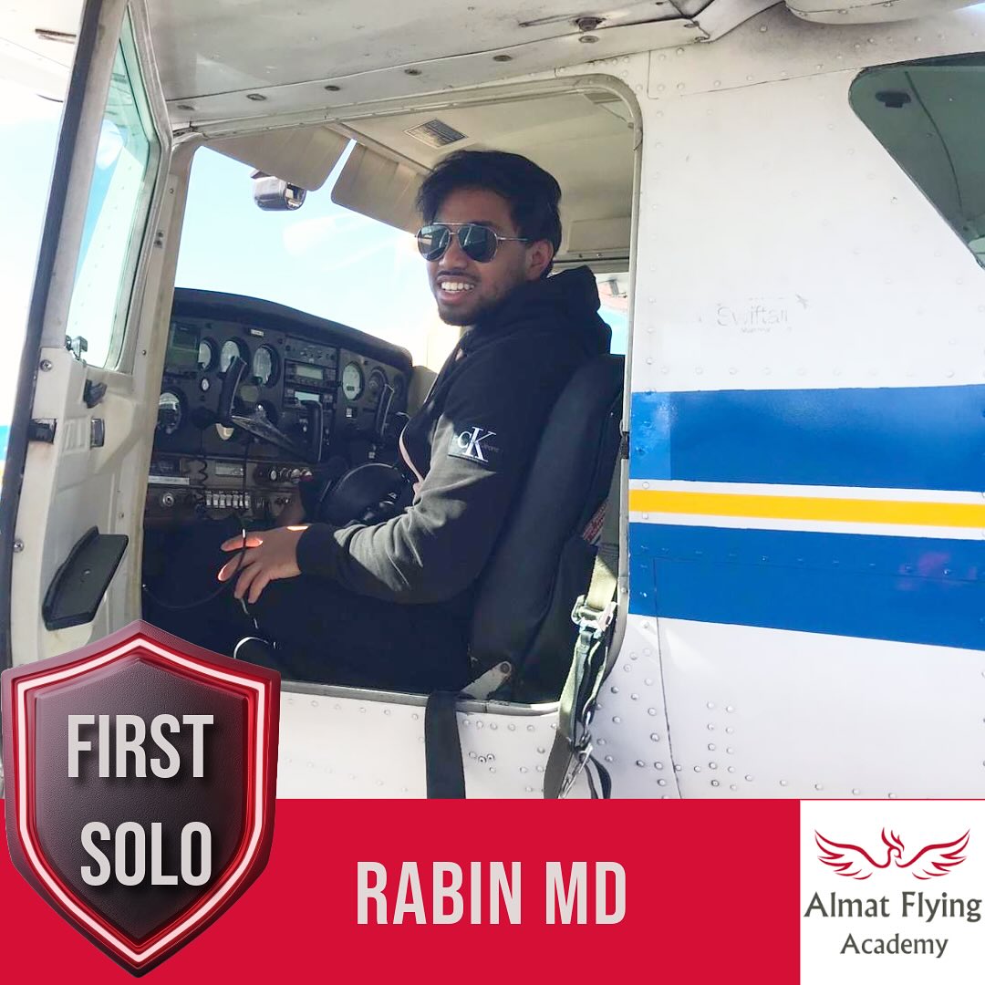 🛩️ A huge congratulations to Rabin... - Almat Flying Academy | Facebook