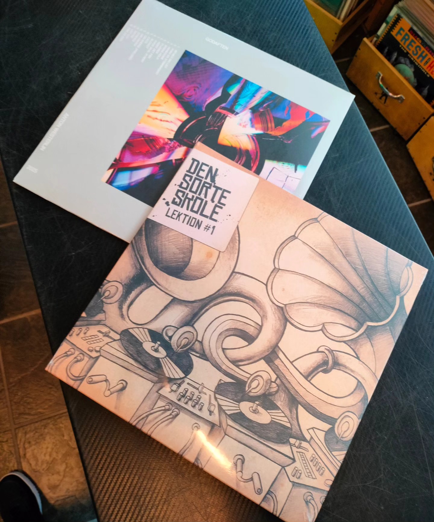 Rekords - Meget sjælden Den Gale Pose show vinyl. Jeg har aldrig 