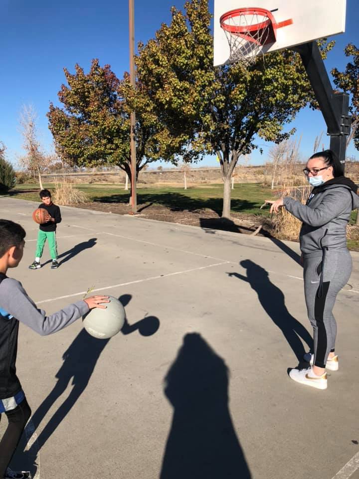 Step-Back Basketball Training