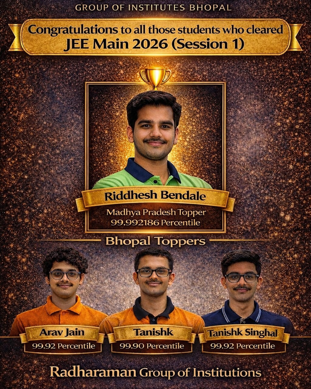 Radharaman - Heartiest congratulations to all students who cracked JEE ...