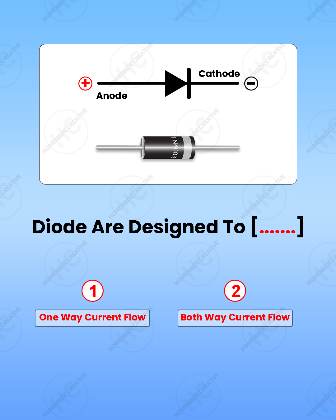 Homemade - Diode are Designed to | Facebook