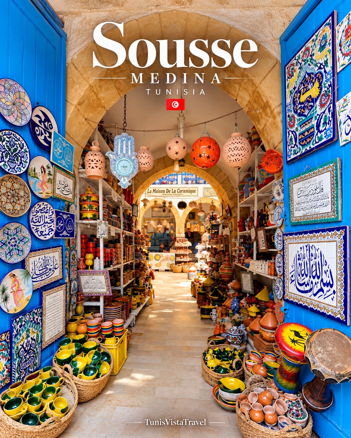 Medina of Sousse pottery and ceramics in Tunisia