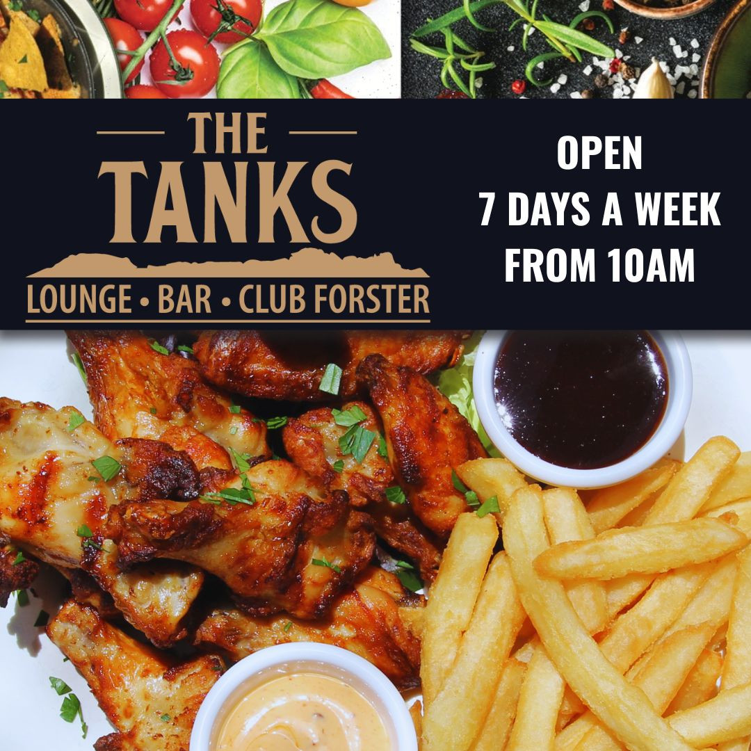 Club Forster - This Thursday at The Tanks Bar from 5pm glass of Stella ...