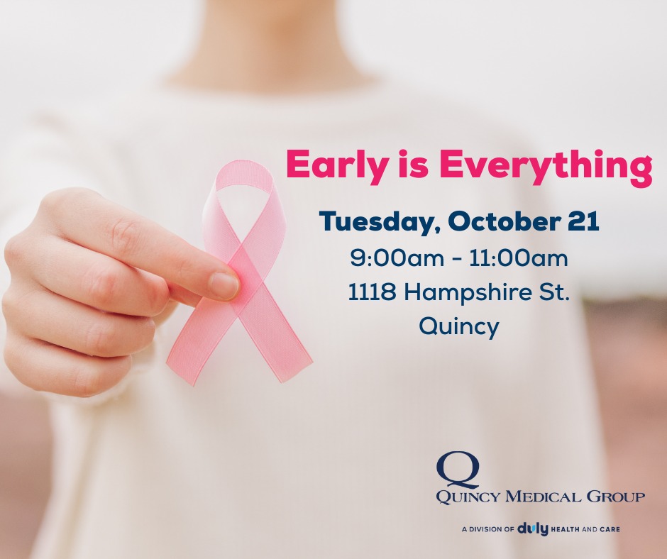 Quincy - October is Breast Cancer Awareness Month — a time to raise ...