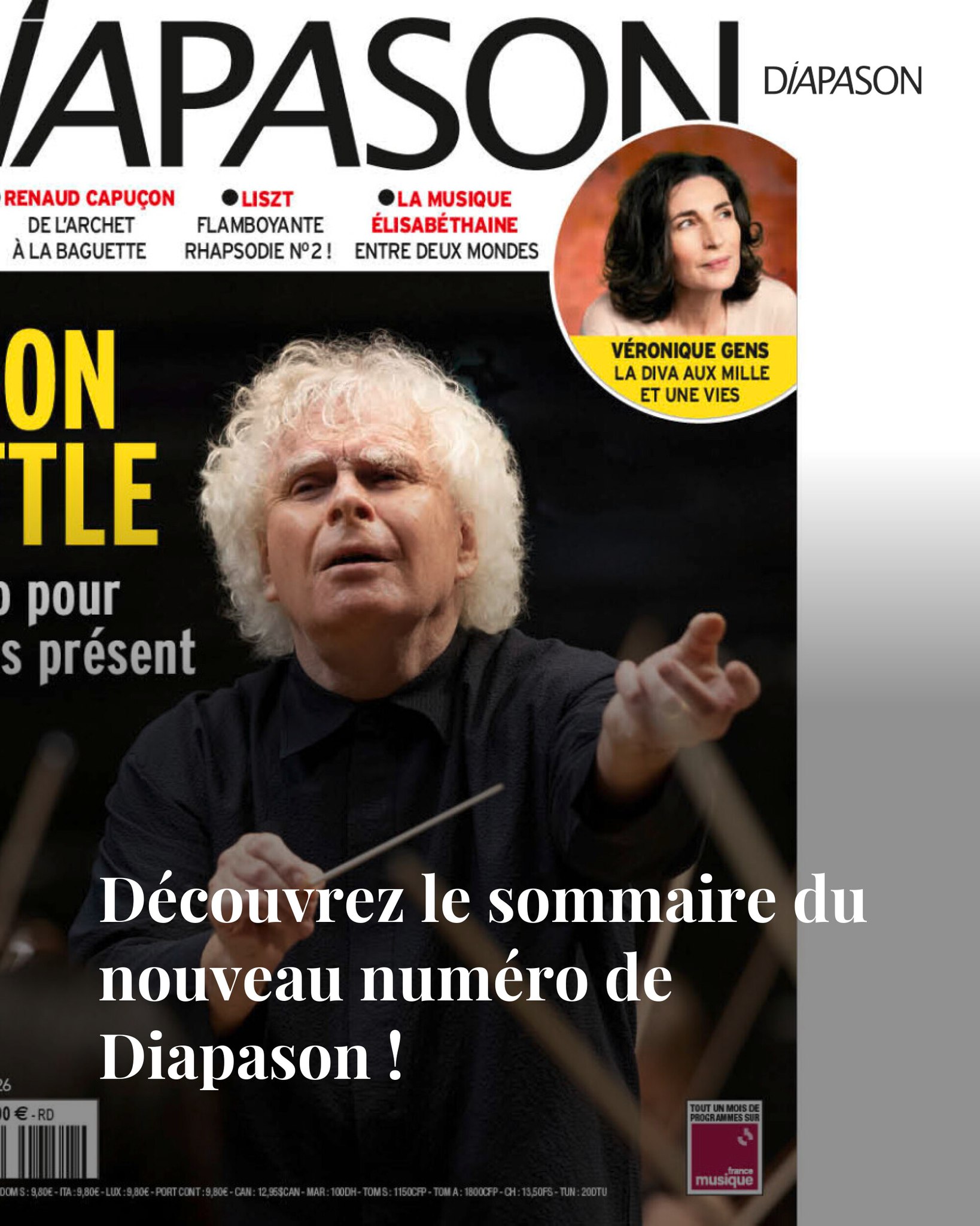 Diapason - Votre numéro de février 2026 est paru : précipitez-vous chez ...