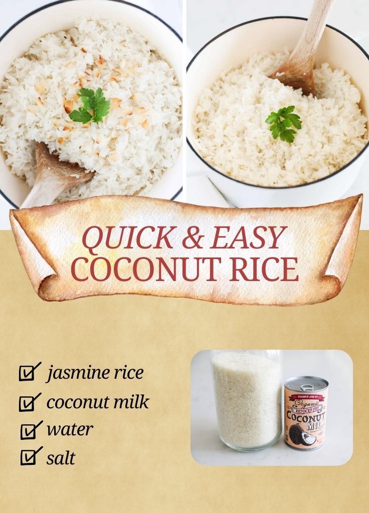 I Heart - Make fluffy, fragrant coconut rice with just a few simple ...