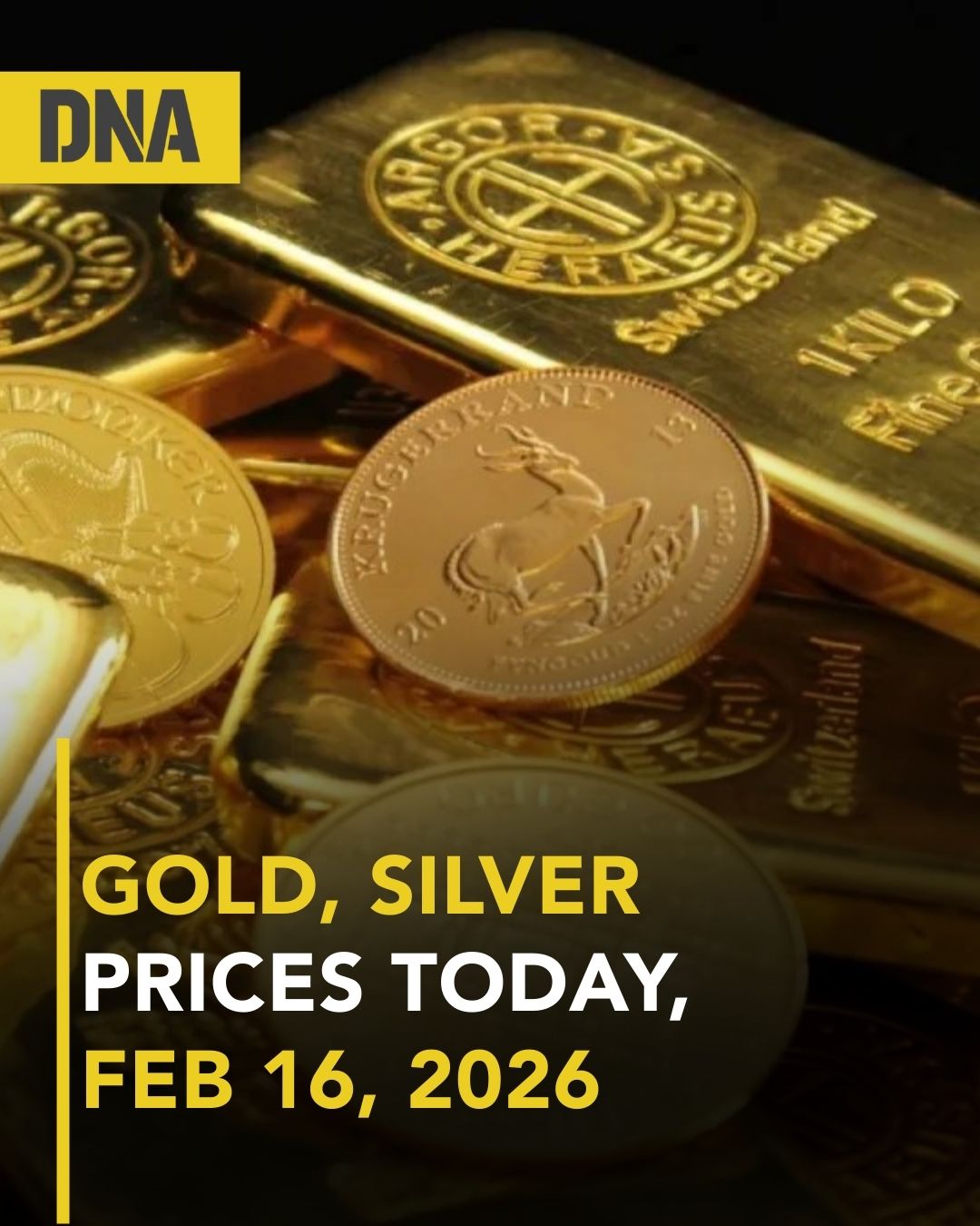 DNA India - On February 16, 2026, gold prices in India... | Facebook