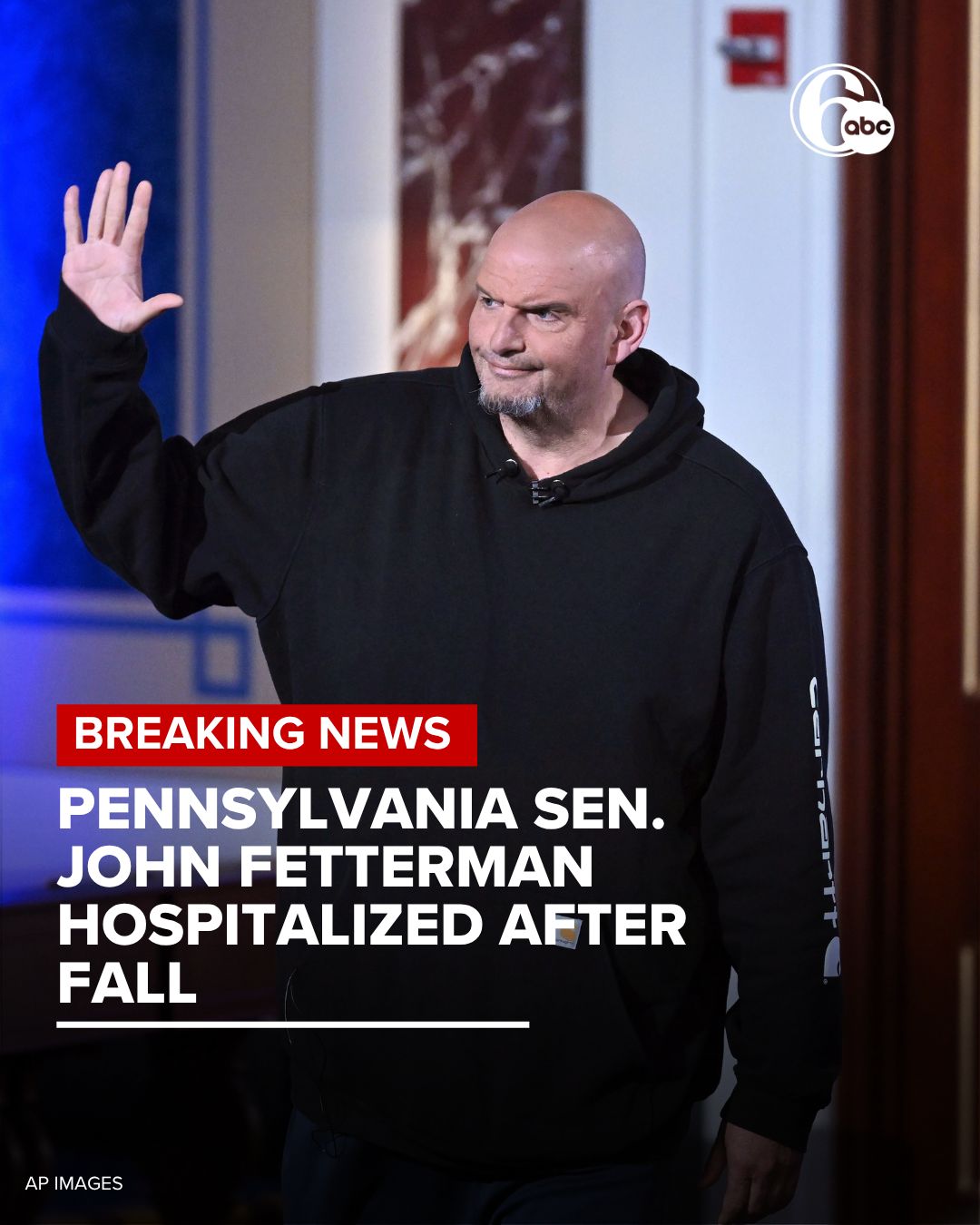 6abc - Sen. John Fetterman's office reported the Pennsylvania Democrat ...