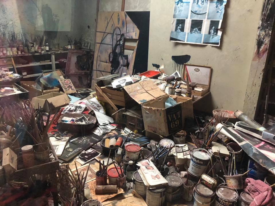 Did you think your studio was bad? Well, here's Francis Bacon in