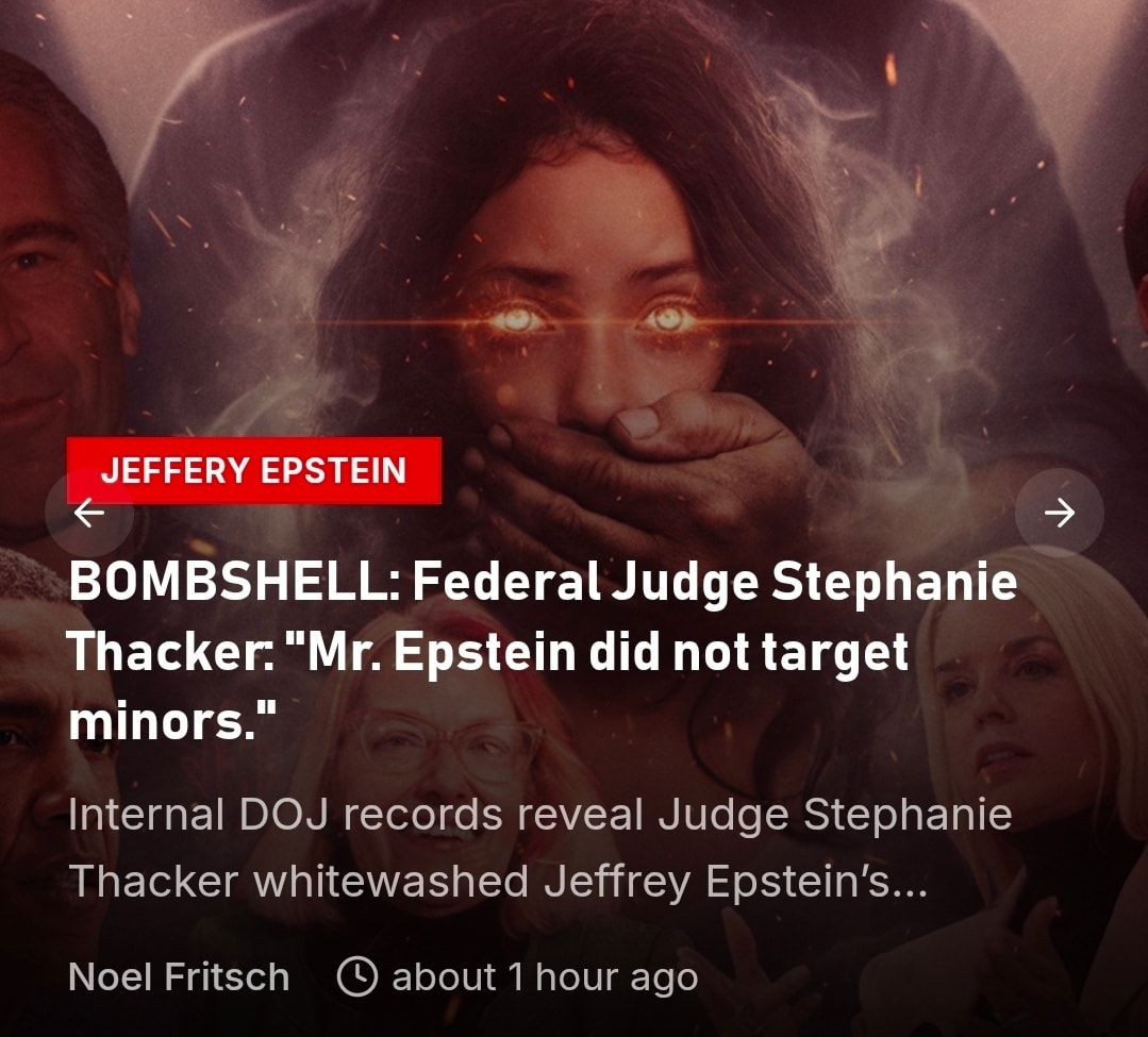 National - BOMBSHELL: Federal Judge Stephanie Thacker: 