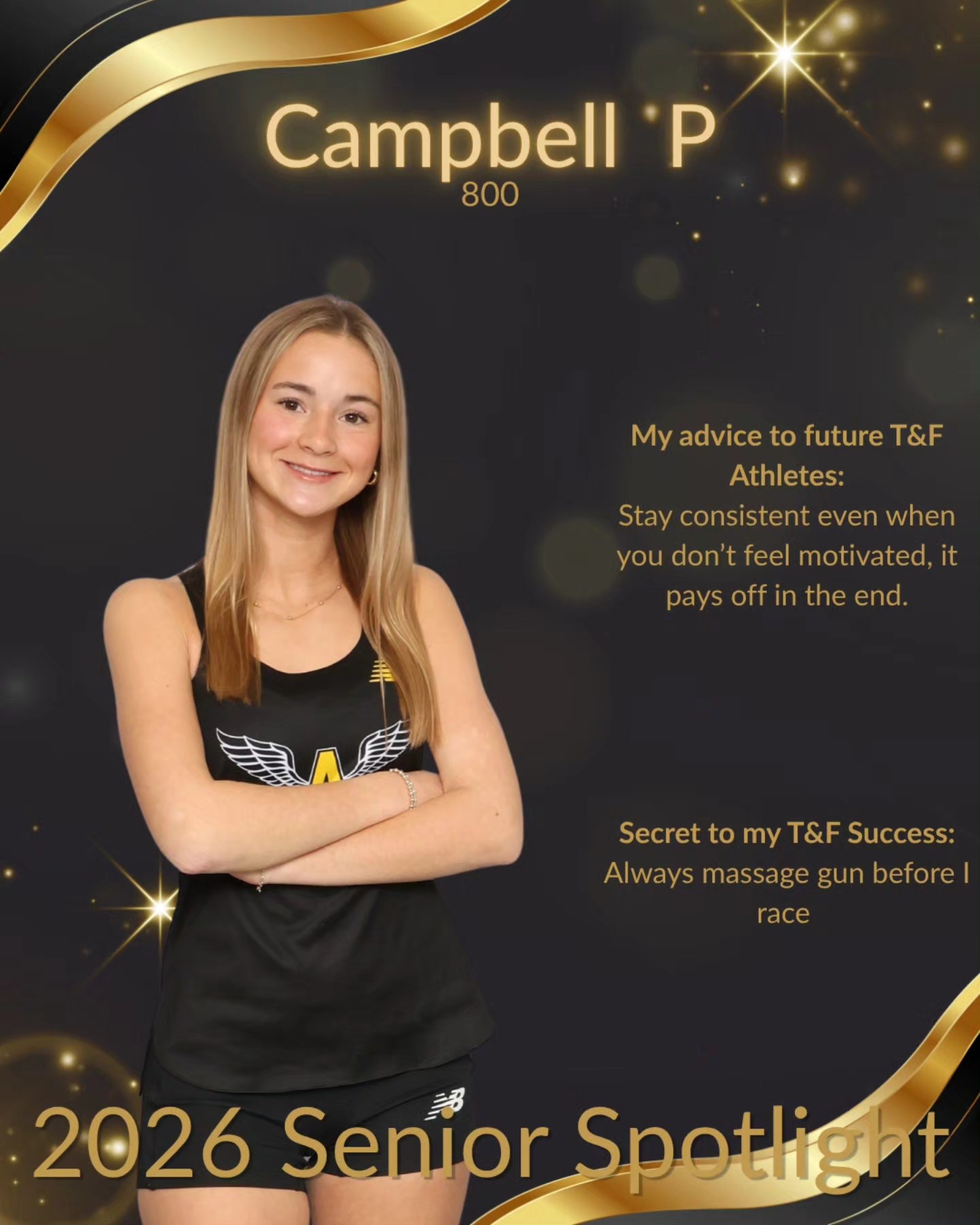 Upper Arlington senior Campbell P shares track and field advice