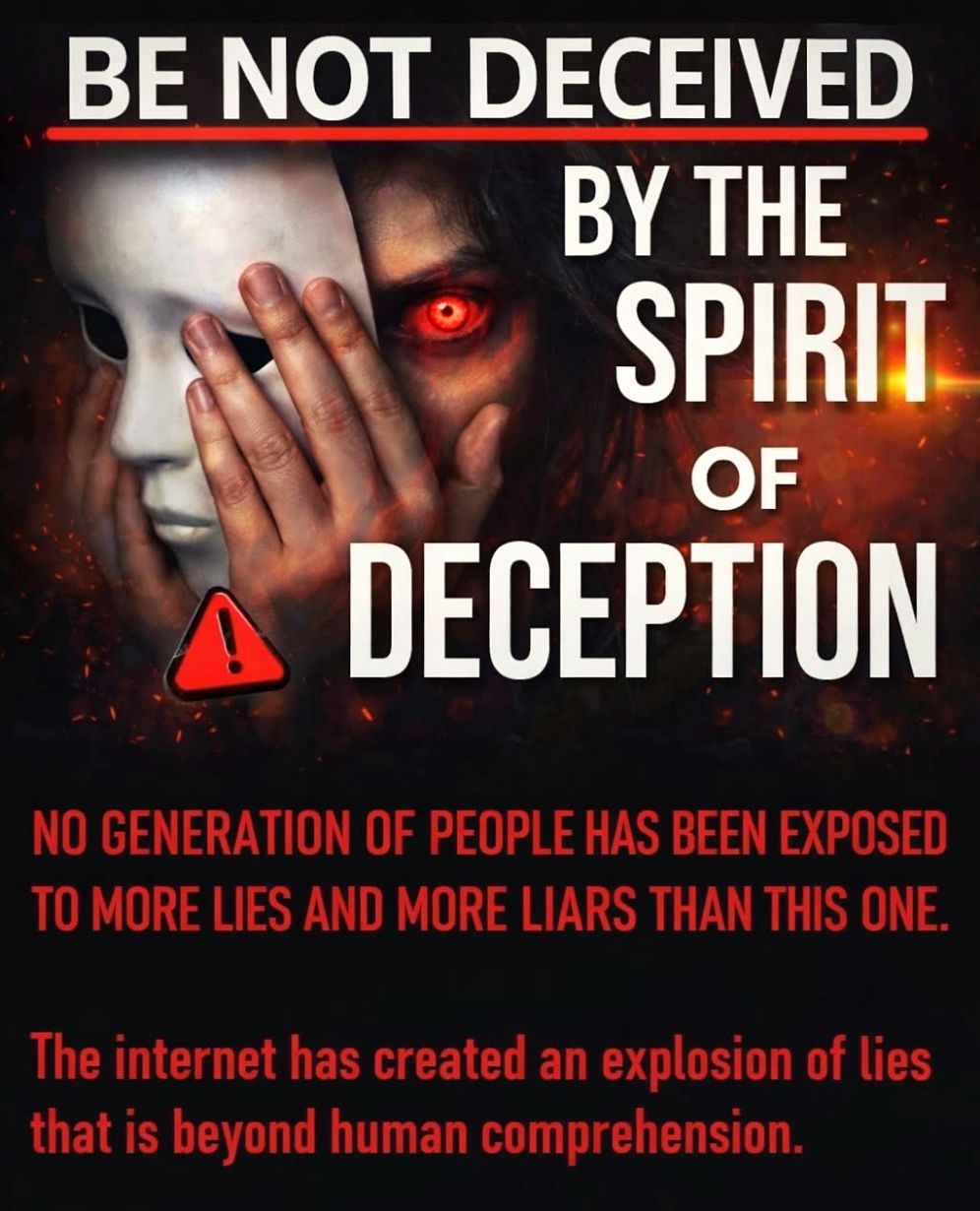 Last - “Be not deceived” is not just a warning — it is a loving call ...